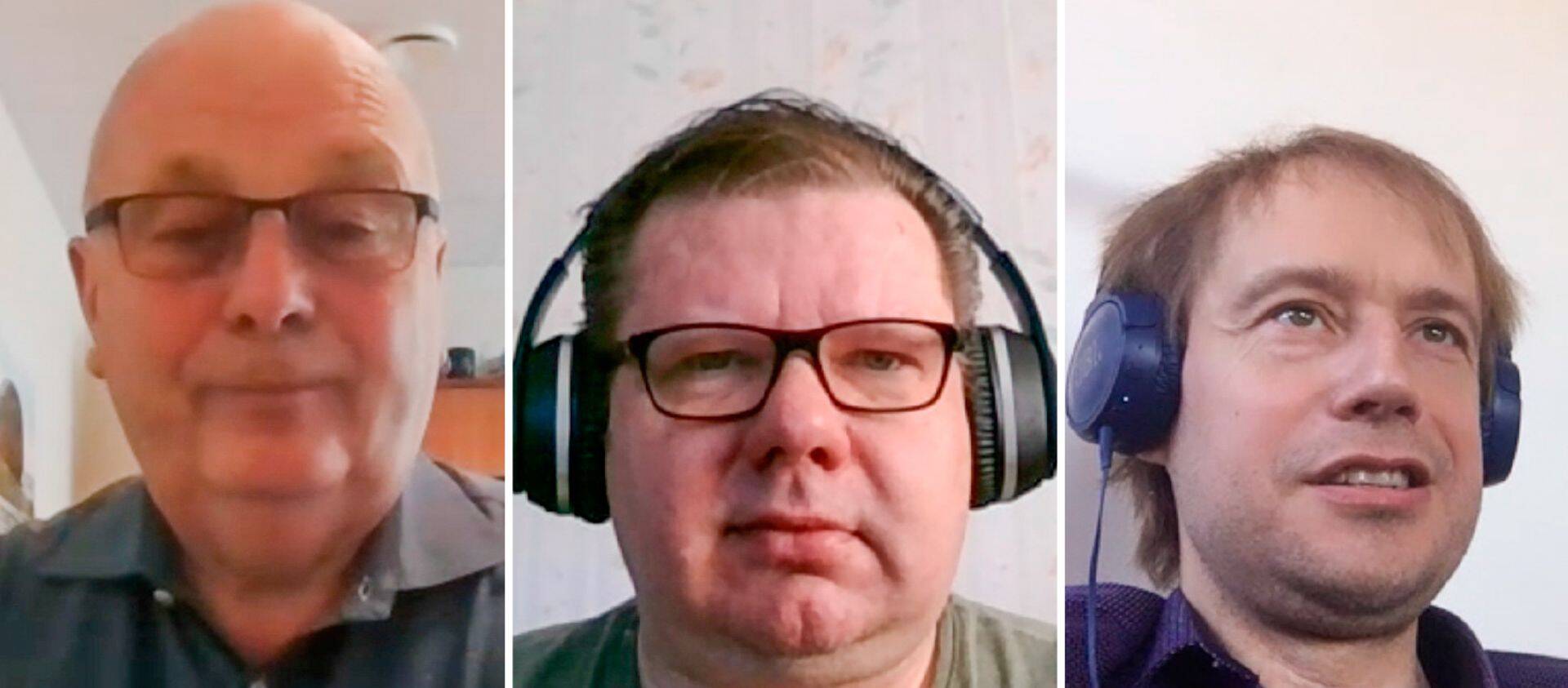 Eesti Rahvusvaheliste autovedajate Assotsiatsiooni nõukogu esimees Einar Vallbaum, Äripäeva Logistikauudiste juht Tõnu Tramm ja OÜ Lohelend analüütik Harli Uljas.