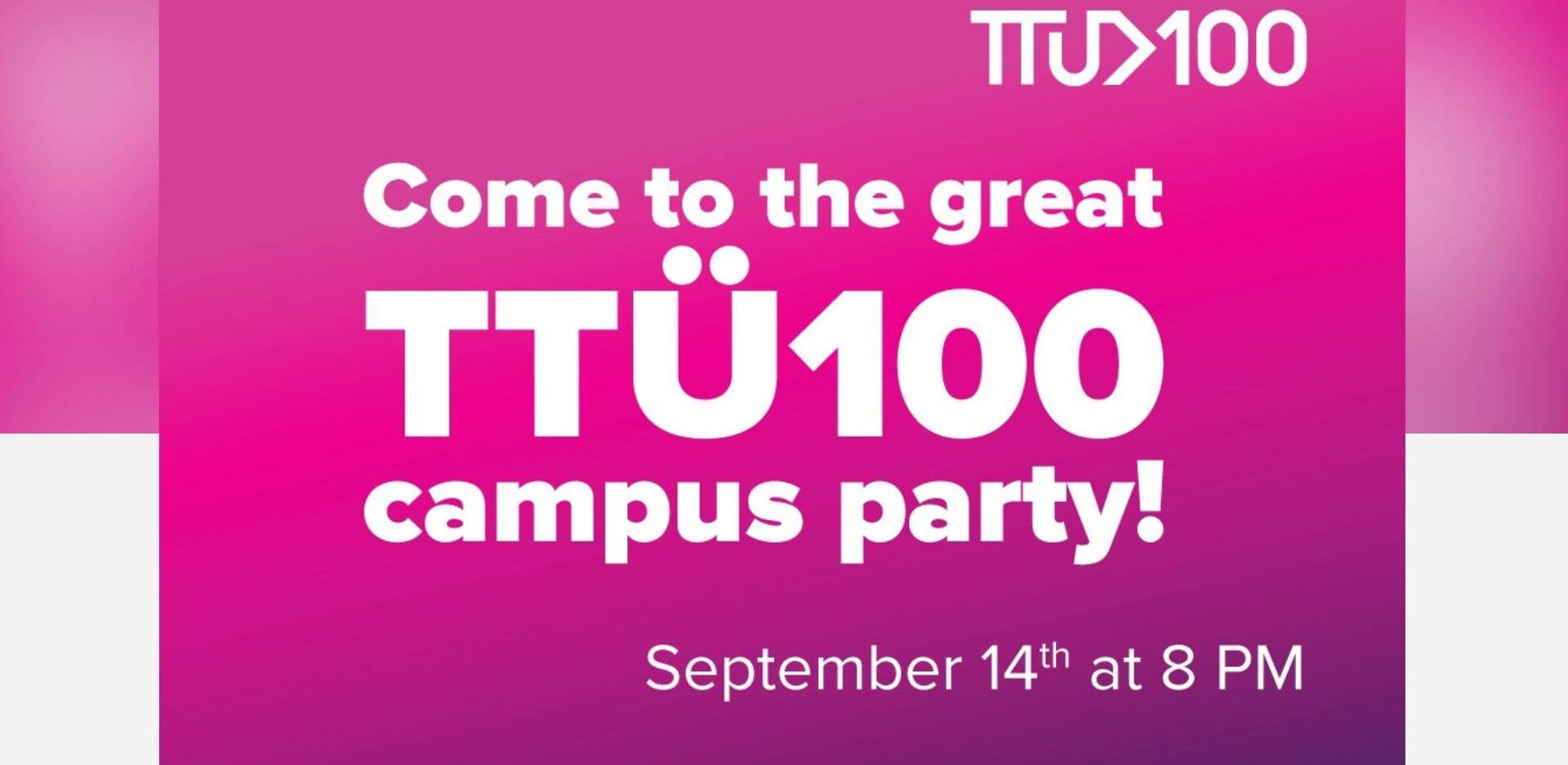 TTÜ tähistab 100. sünnipäeva.