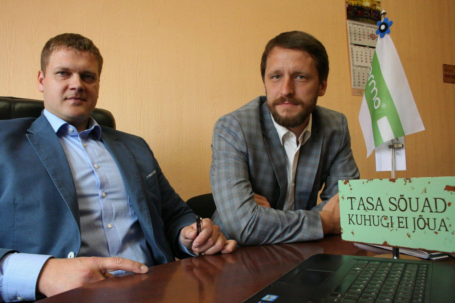 Wermo juhataja Raul Vene ja nõukogu liige Priidu Mänd.