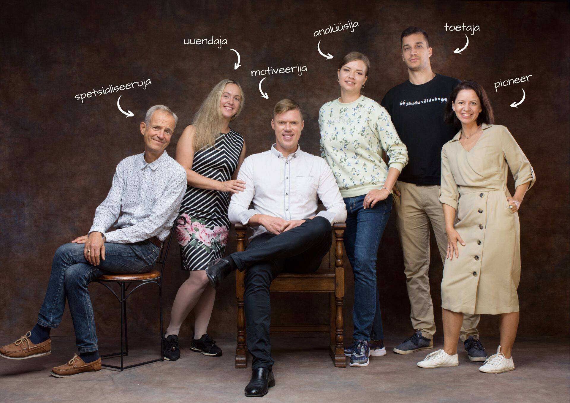 Fotol Inese Freimane, Sander Kiviloo, Kristi Vimberg, Allan Kaljakin, Toomas Palm ja Jaana Allikas