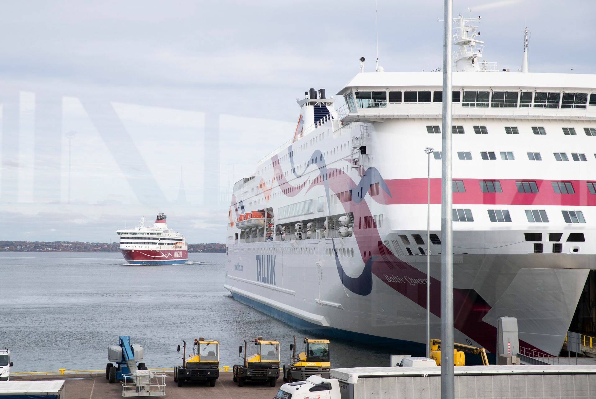 Tallinki laev Baltic Queen sadamas.