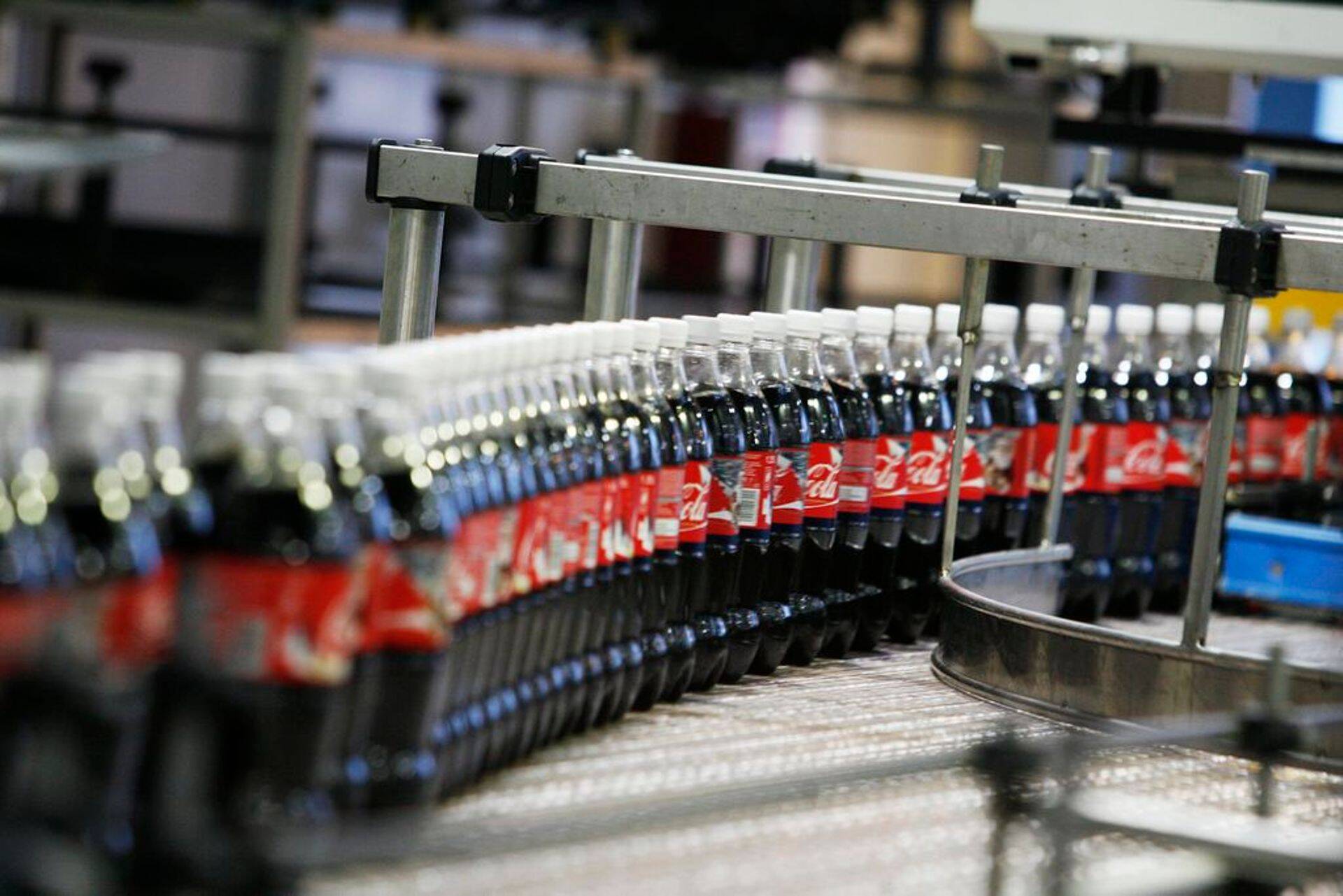 Coca-Cola tootmine.