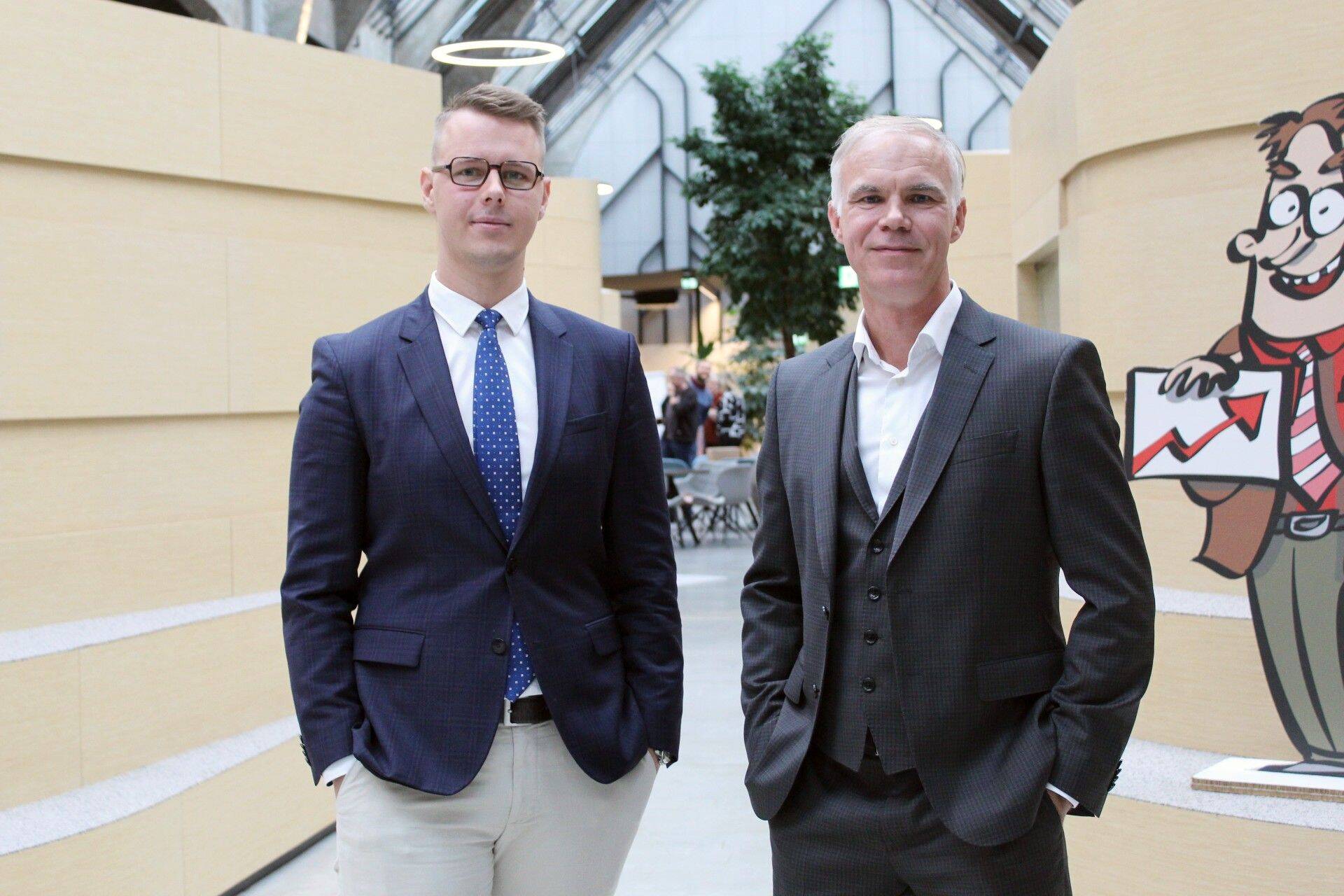 Grant Thornton Balticu juhtiv finantsnõustaja Erik Suits ning partner ja maksunõustamise valdkonna juht Kristjan Järve.