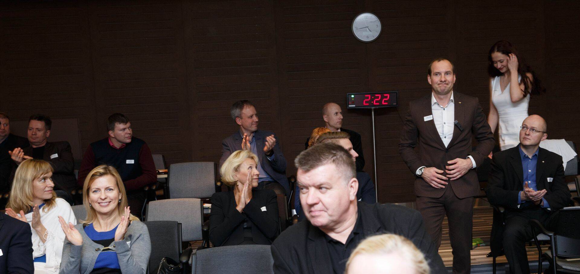 Live technologies omanik Ojari Paas ja turundusjuht Anu Vunk lähevad Aasta Logistikateo auhinda vastu võtma.