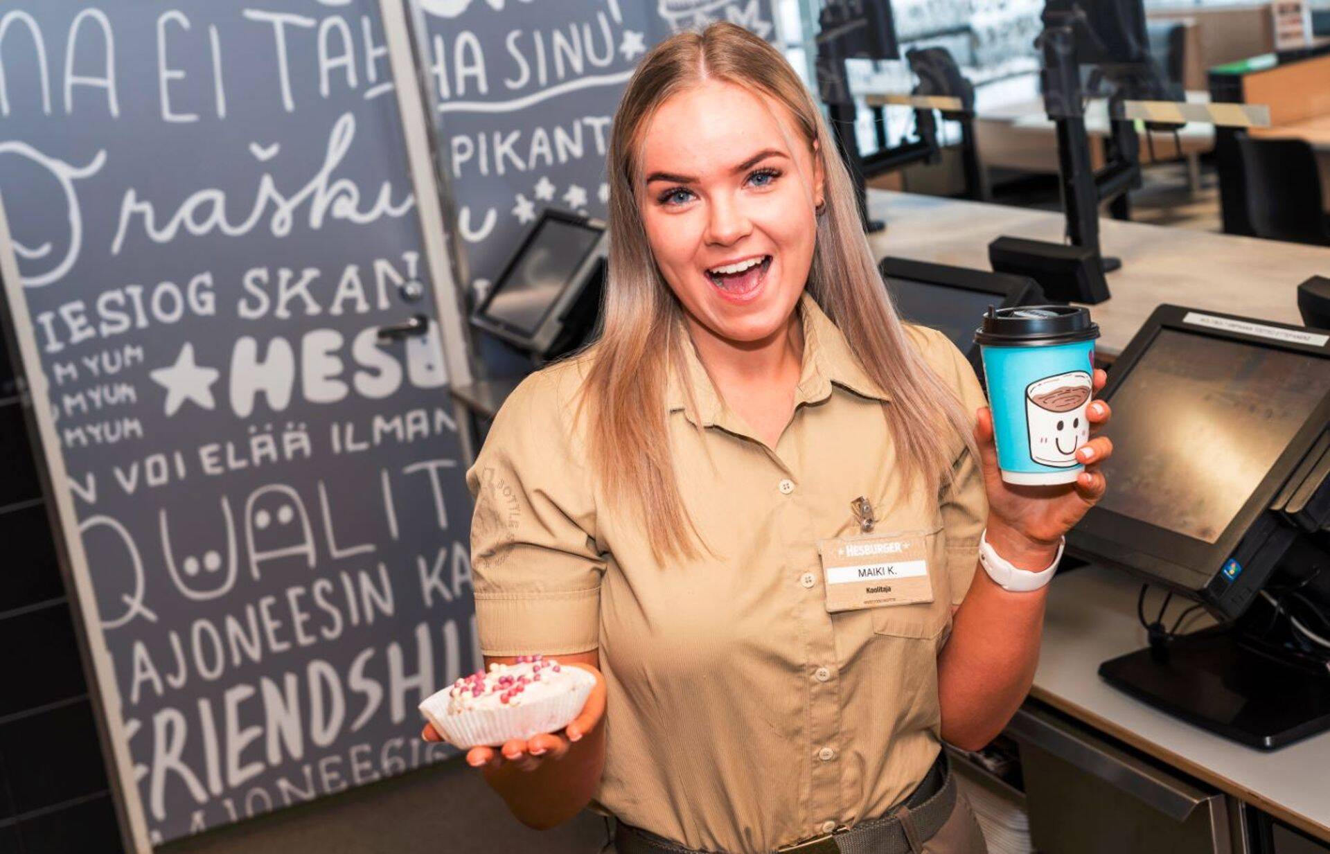 Laagri Hesburgeri töötaja Maiki