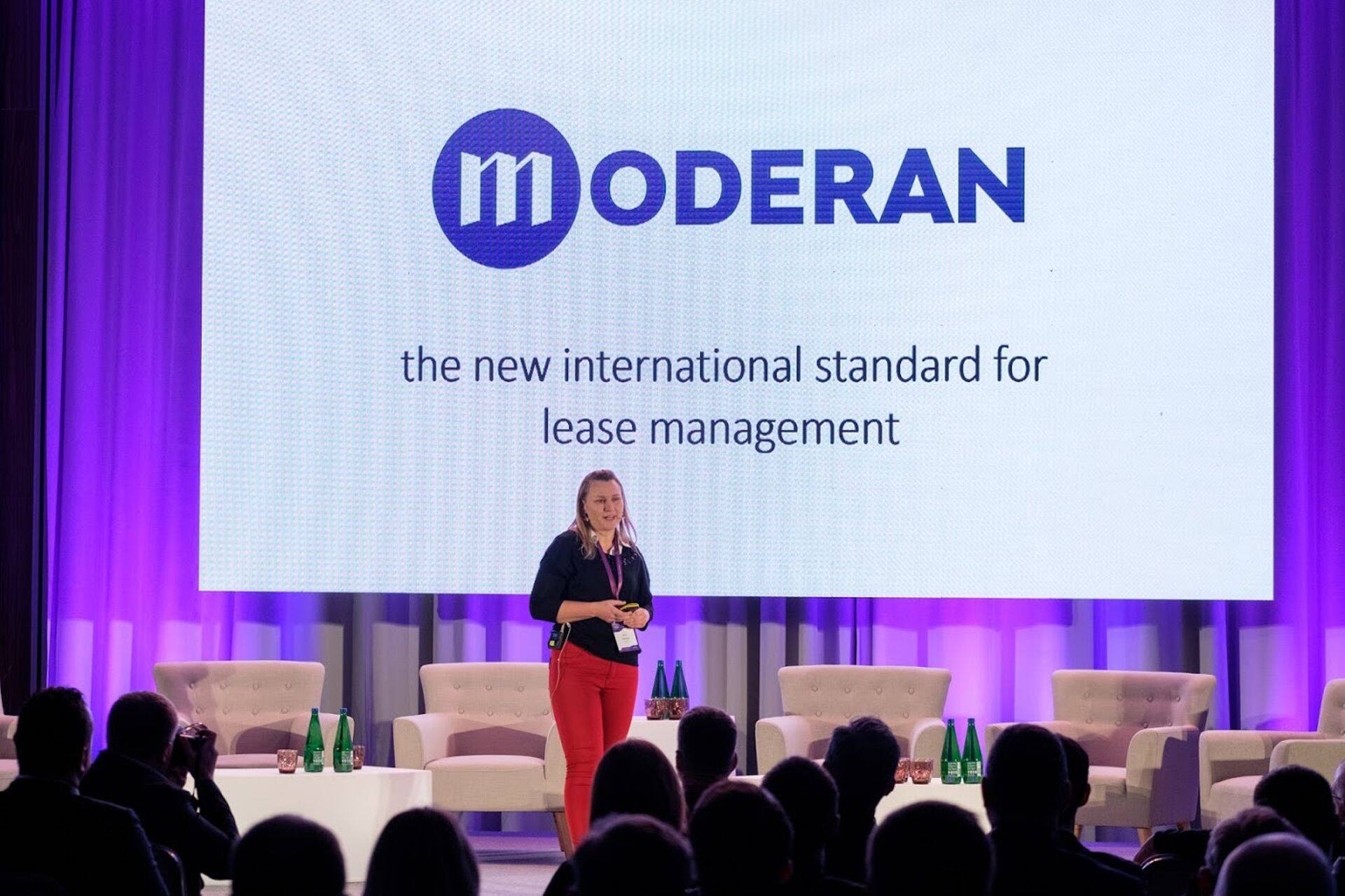 Moderani juht Kristi Hakkaja aasta lõpus Tallinnas toimunud Nordic Real Estate Forumil