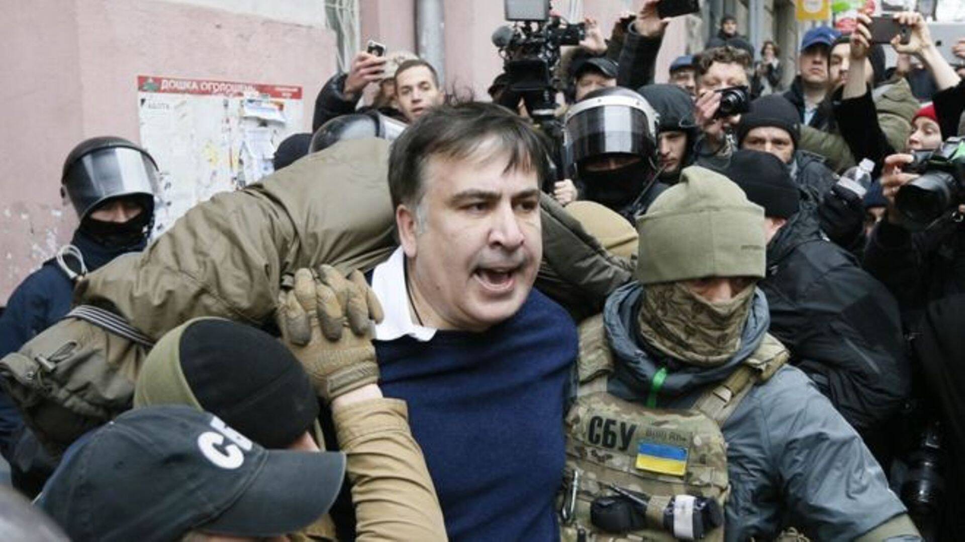 Экс-губернатора Одесской области и лидера "Движения новых сил" Михаила Саакашвили