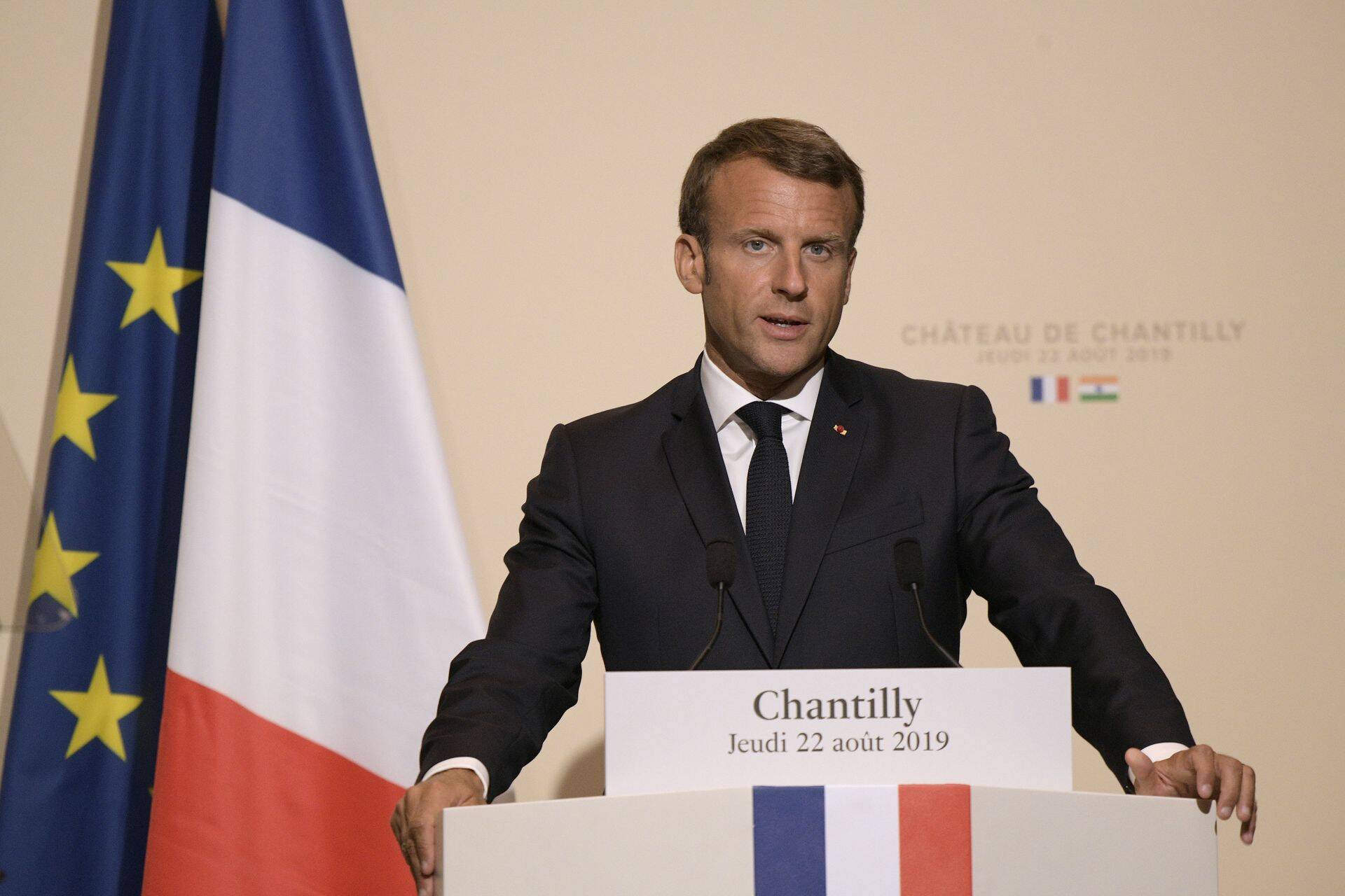 Президент Франции Эммануэль Макрон