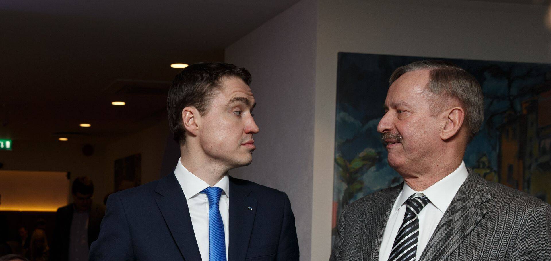 Taavi Rõivas (vasakul) ja Siim Kallas