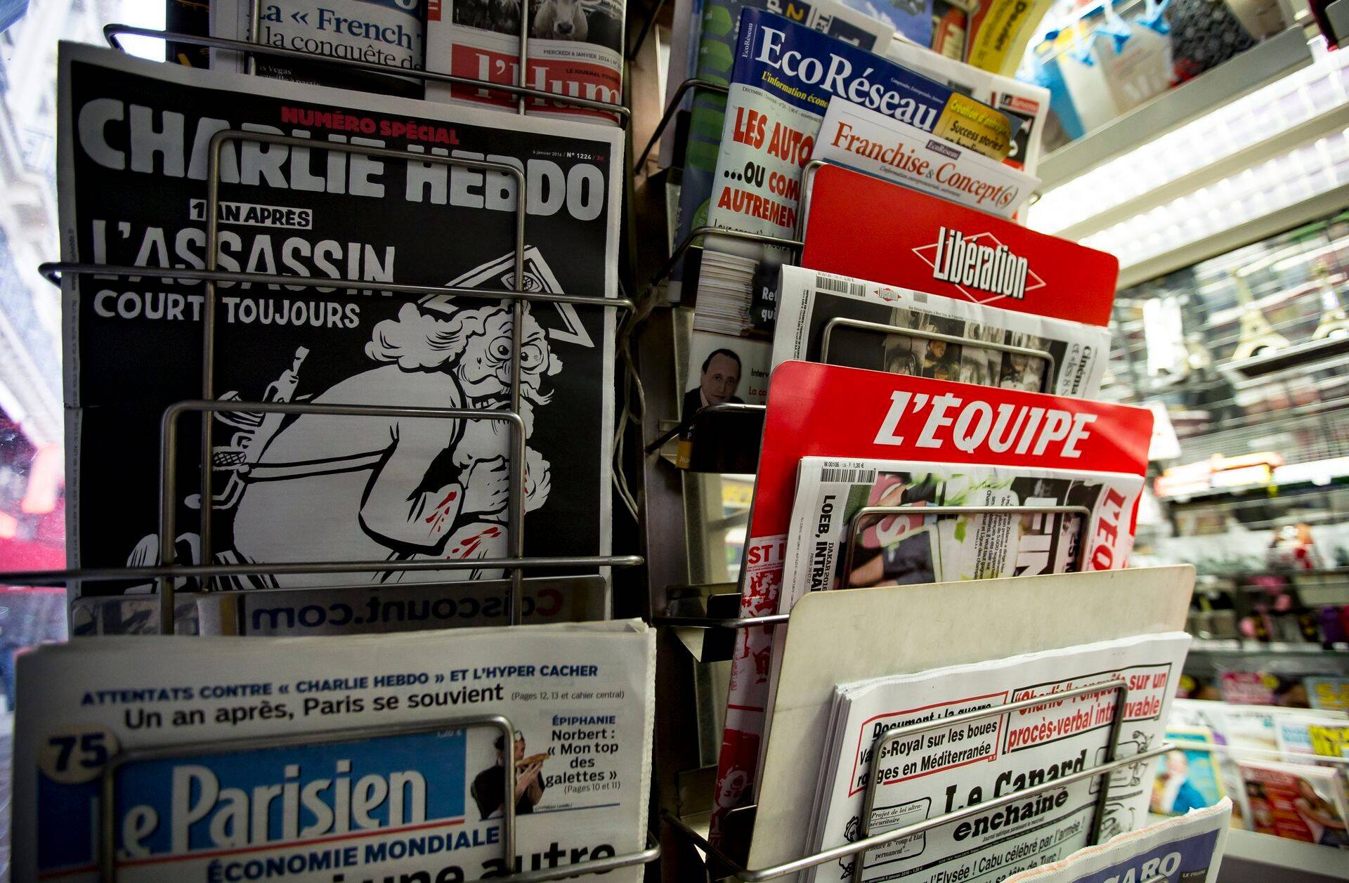 Charlie Hebdo teeb Venemaa kergejõustiklaste kulul nalja.