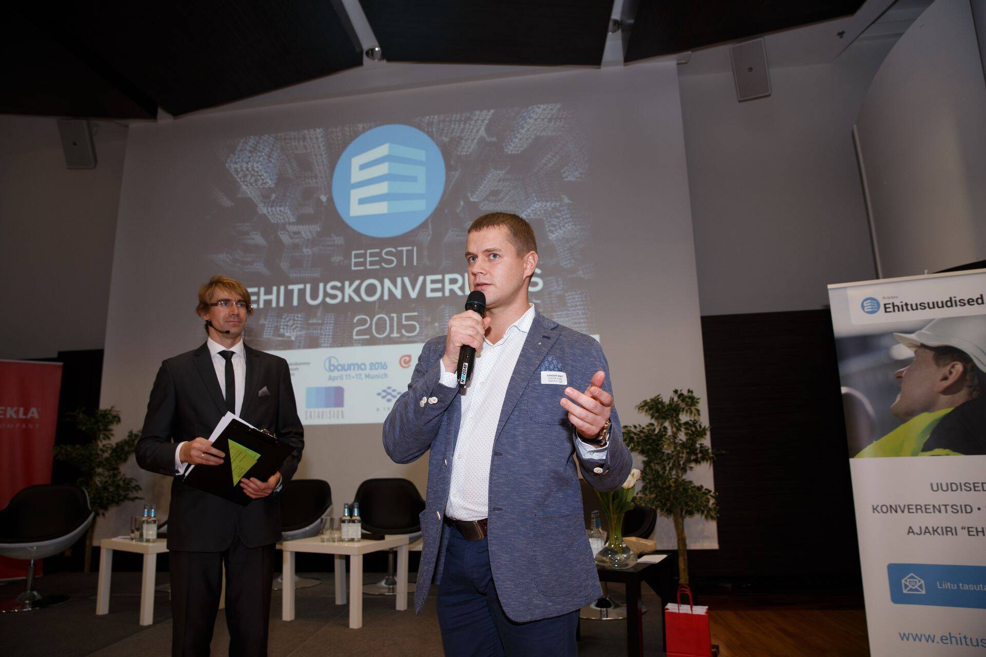 Esiplaanil Green Fuel Energy tegevjuht Sander Saat.