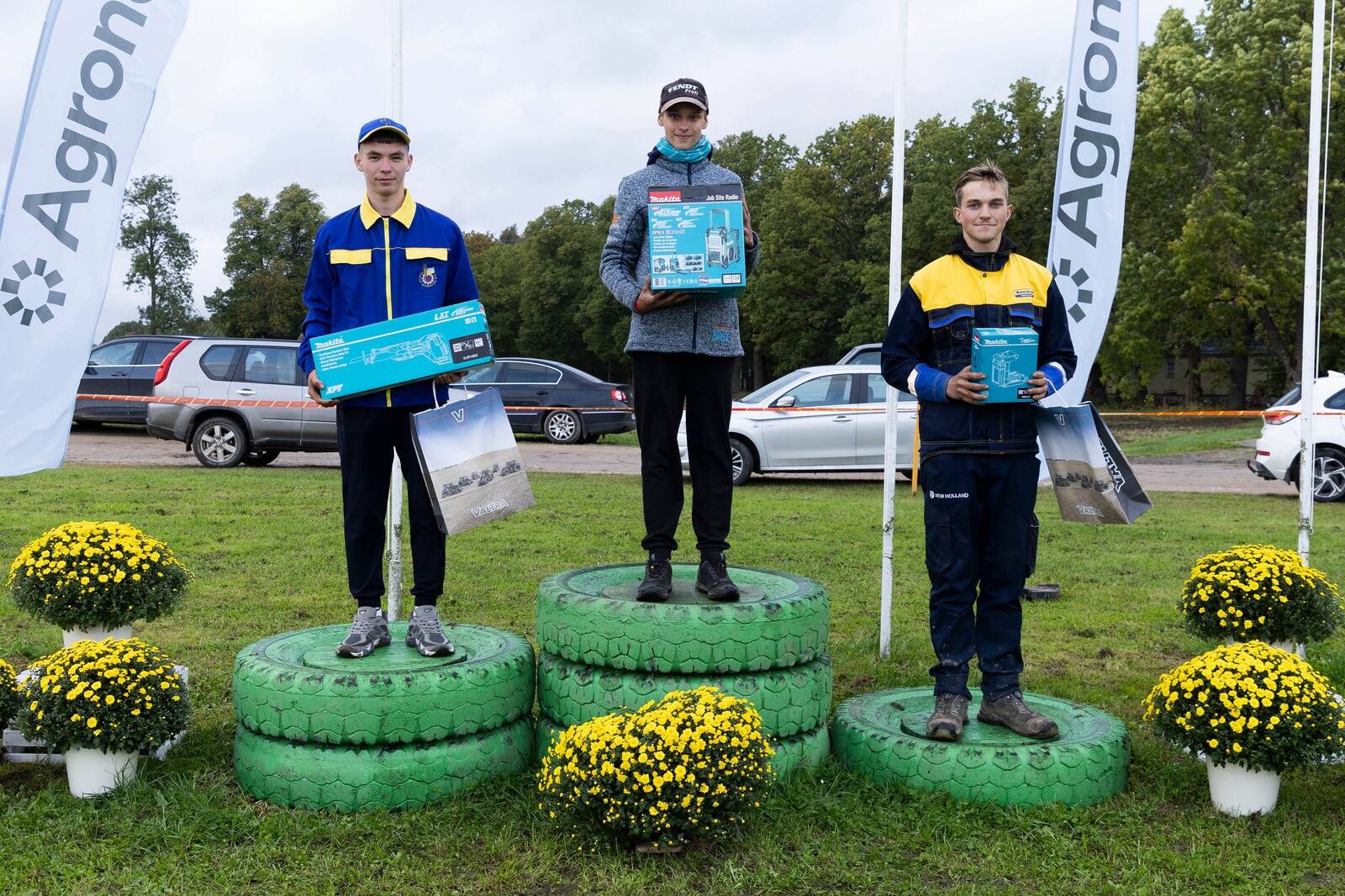Võistluste esikolmik.