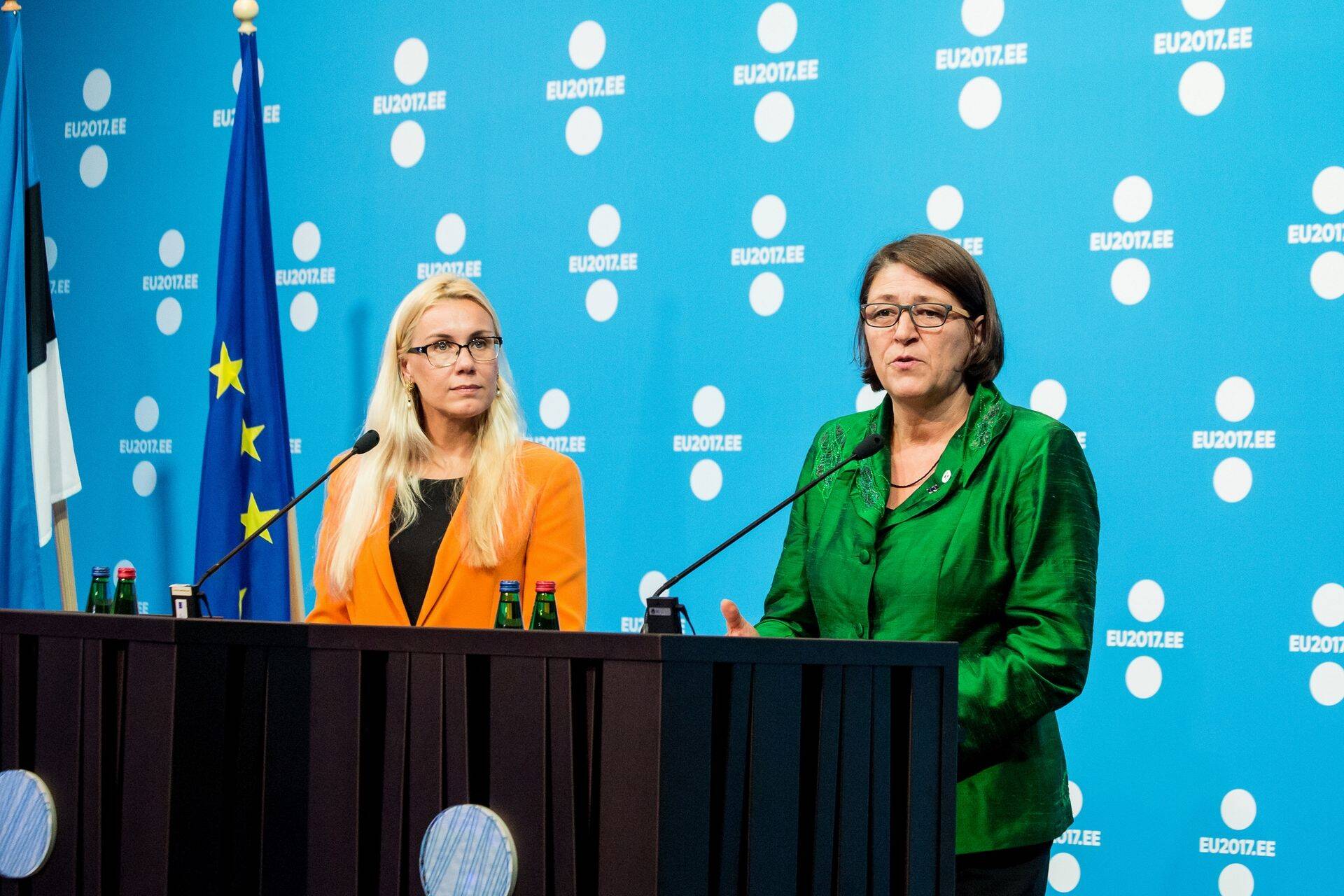 Kadri Simson ja Violeta Bulc pressikonverentsil