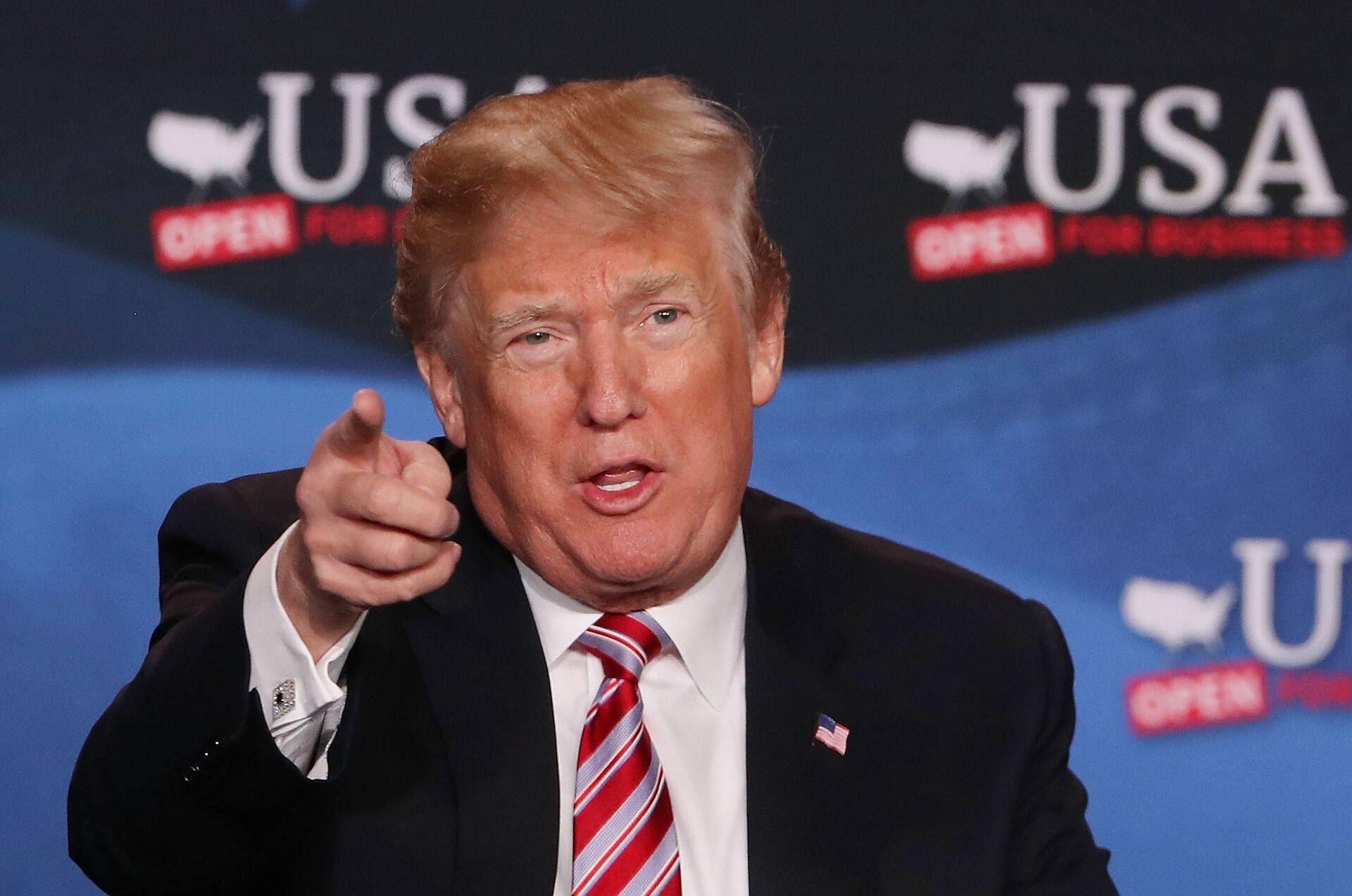 USA president Donald Trump.