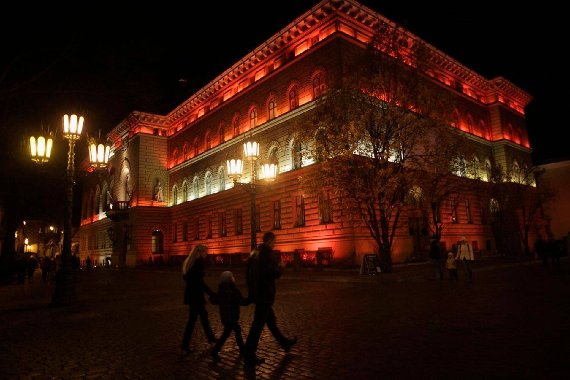 Läti seimihoone Riias.