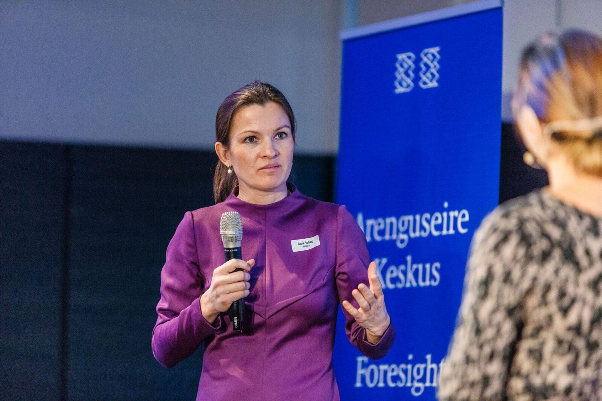Konverentsi idee autori, Riigikogu liikme Anne Sulling.