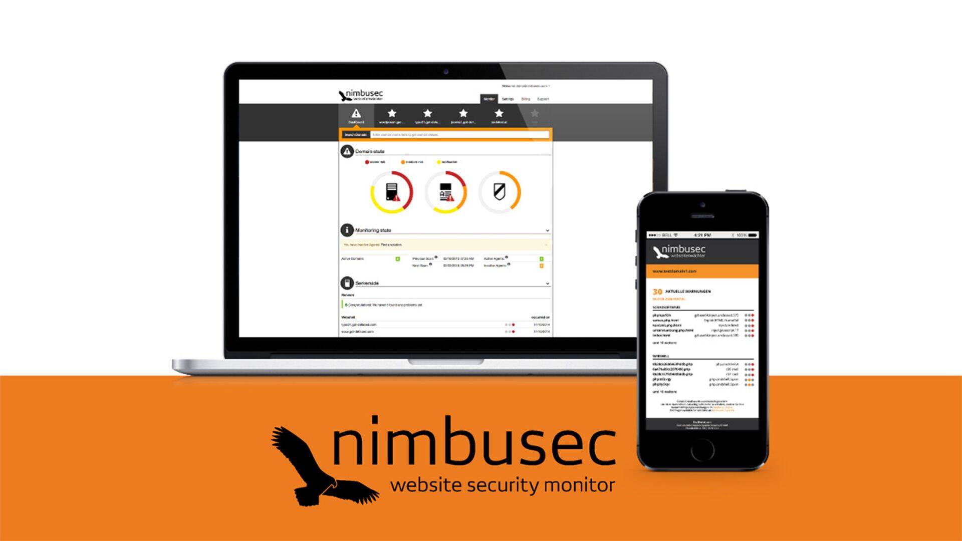 Veebilehtede turvamonitor Nimbusec.