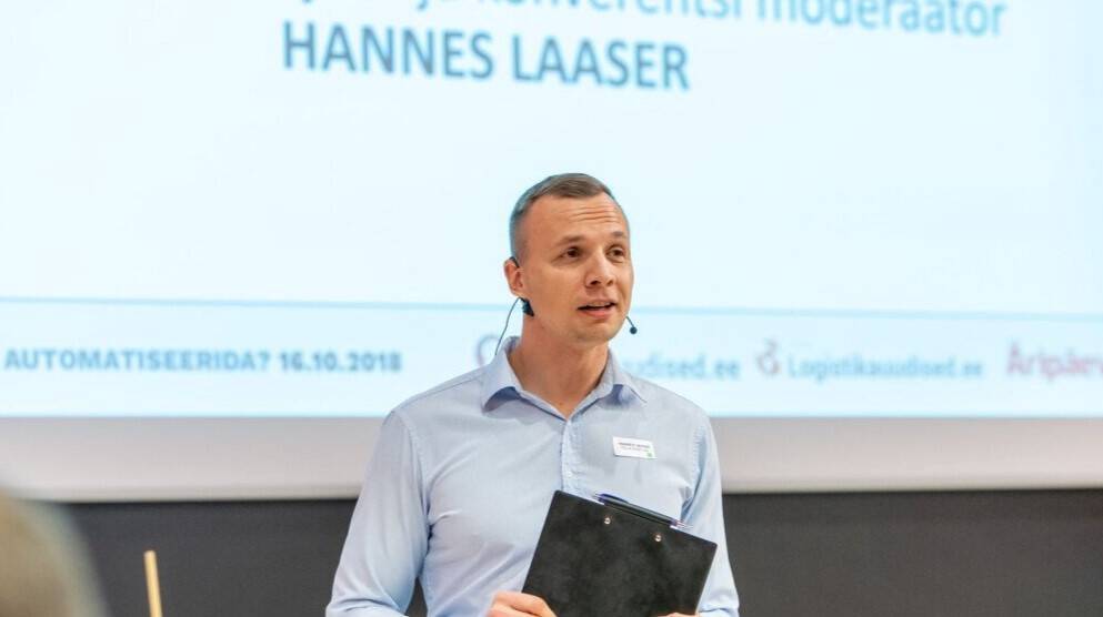 Tarneahela teabevara üks toimetajatest, Hannes Laaser.