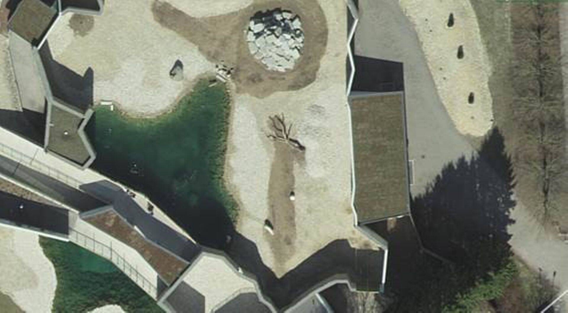 Tallinna loomaaia polaarium 2018. aasta ortofotol