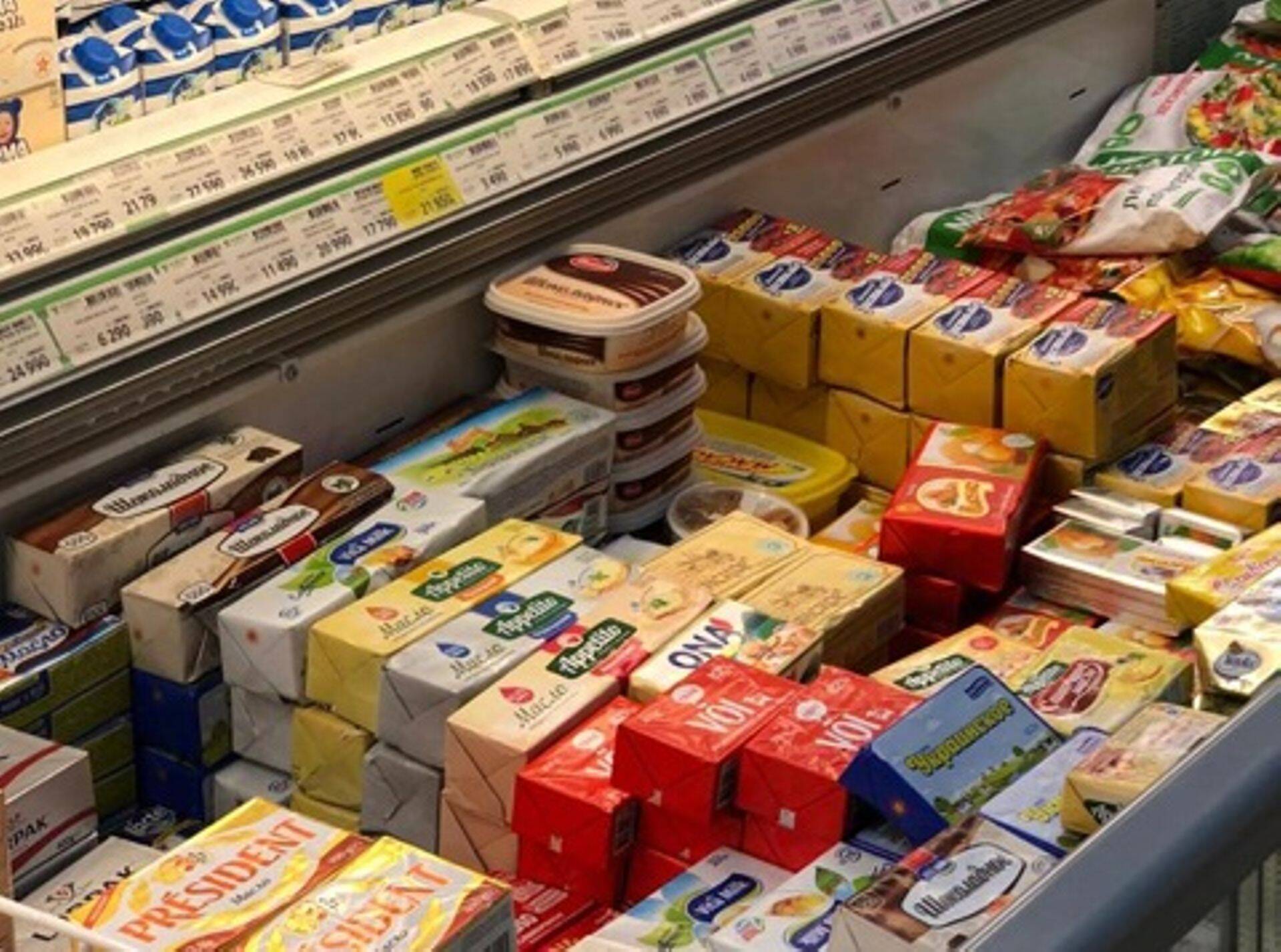 Pilt müügil olevast Eesti võist on tehtud umbes 4500 kilomeetri kaugusel asuvast Usbekistani pealinna Tashkendi kauplusest.