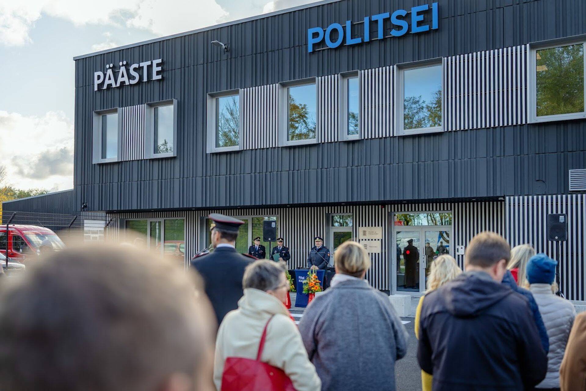 Äsjaavatud Kohtla-Järvel Päästeameti ning Politsei- ja Piirivalveameti uus siseturvalisuse ühishoone.