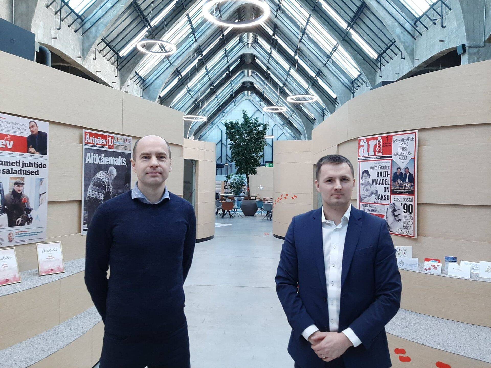 Grant Thornton Balticu audiitorteenuste valdkonna juht Mart Nõmper (vasakul) ja finantsnõustamise valdkonna juht Mikk Mägi Foto: Karl-Eduard Salumäe