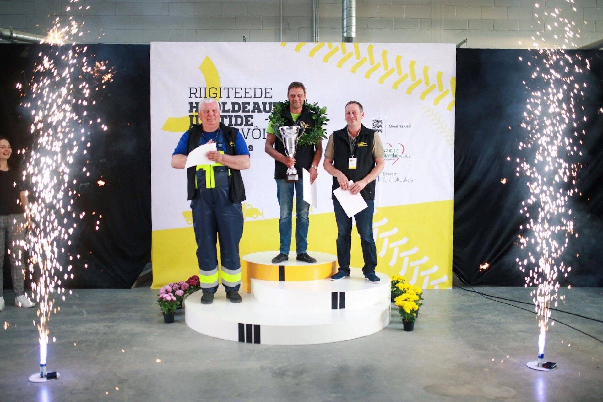 Kutsevõistluste tänavused kolm parimat juhti.