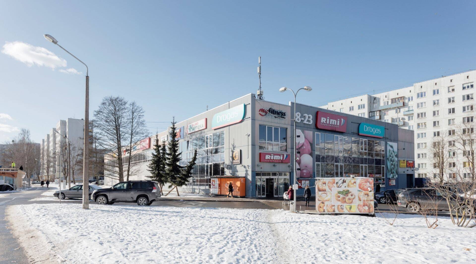 Kaubanduskeskus Imanta linnaosas Riias