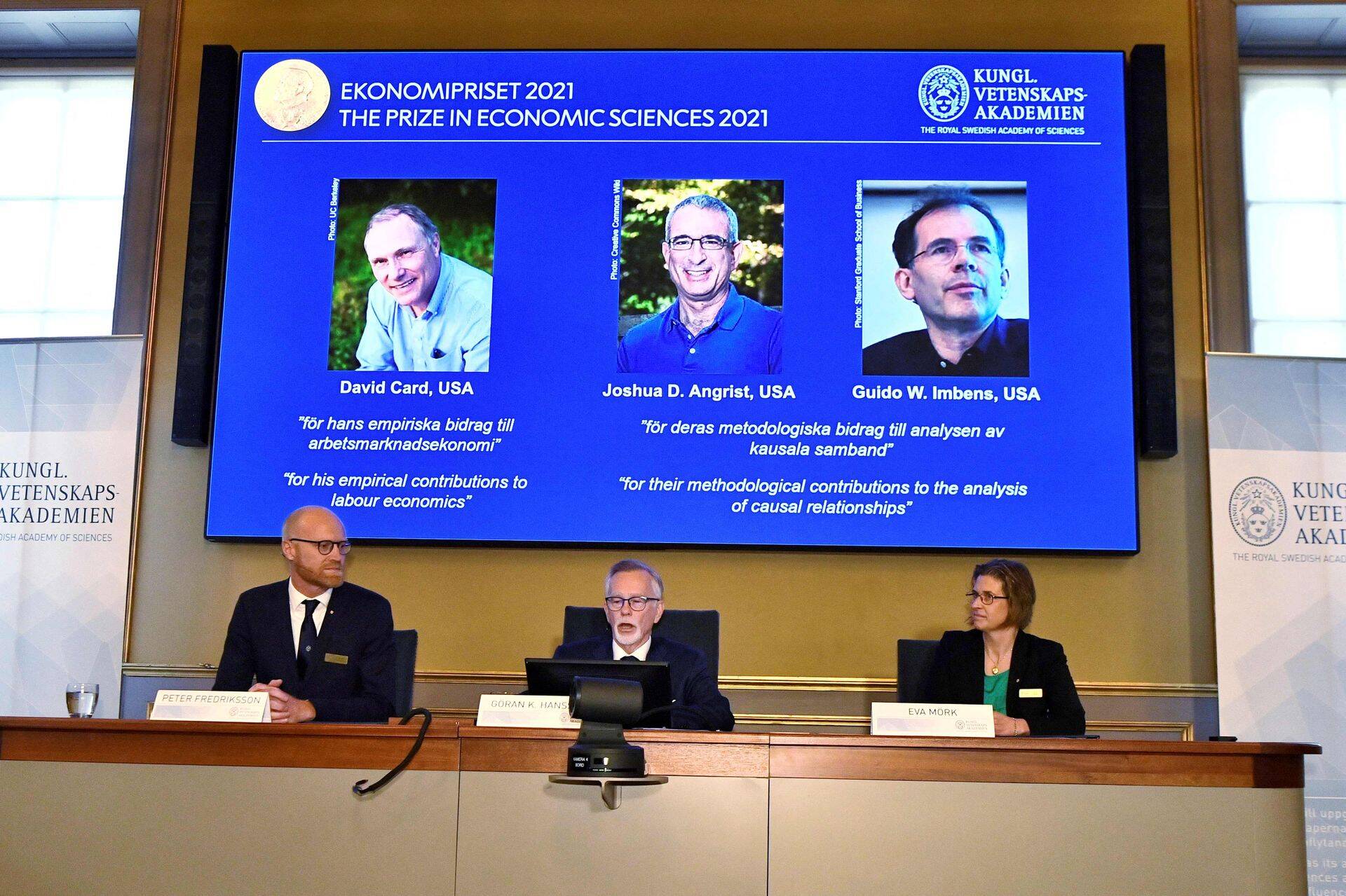 Nobeli majanduspreemiate tänane teatavaks tegemine.
