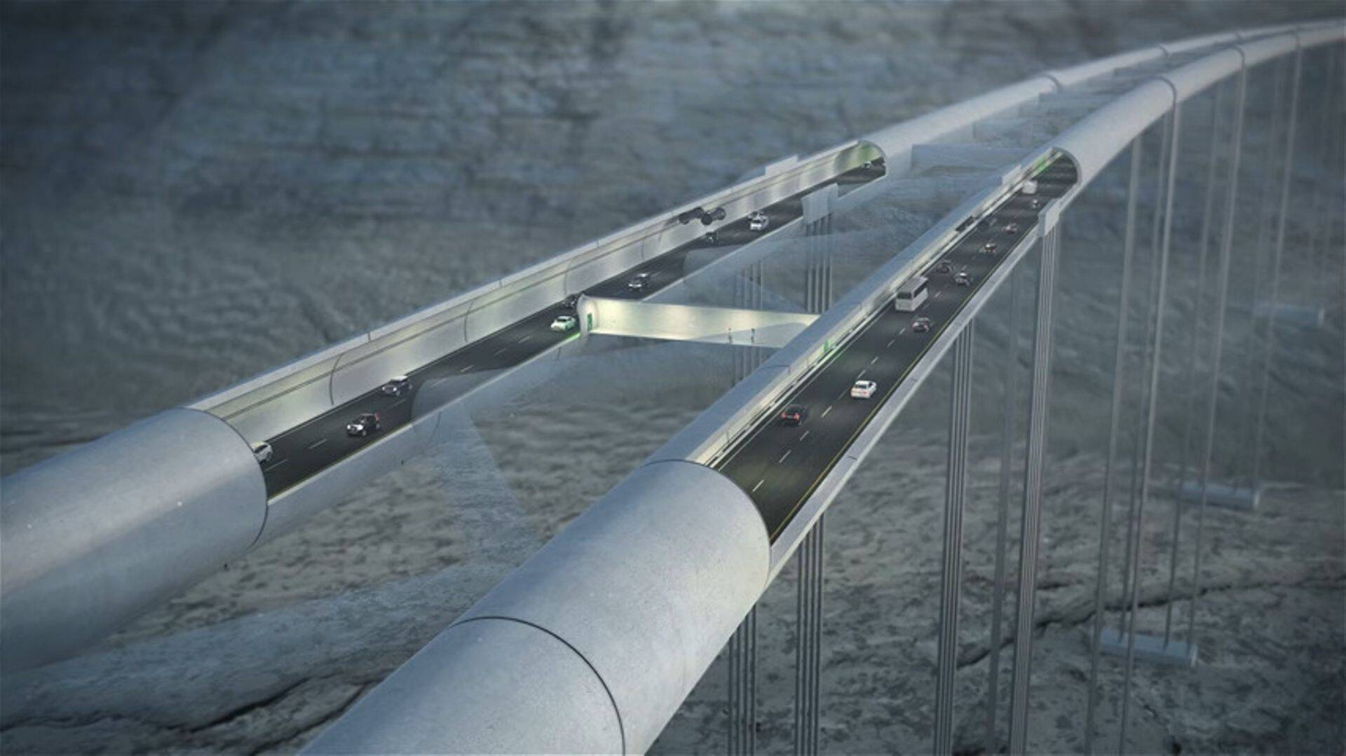 Tunnelid paigaldatakse fjordides 30 meetri sügavusele.