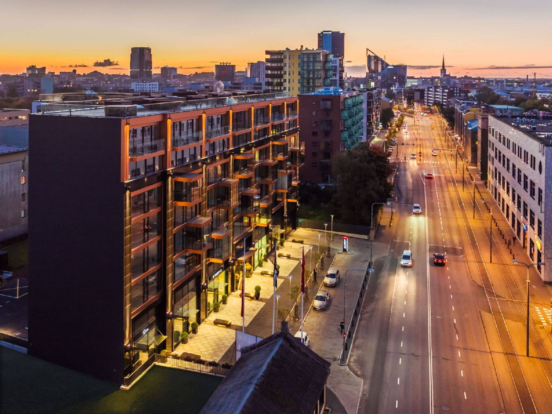 Pildil üks arvukatest Tallinna uutest kortremajadest, kuhu saab kohe sisse kolida, Tartu maanteel asuv City Residence.