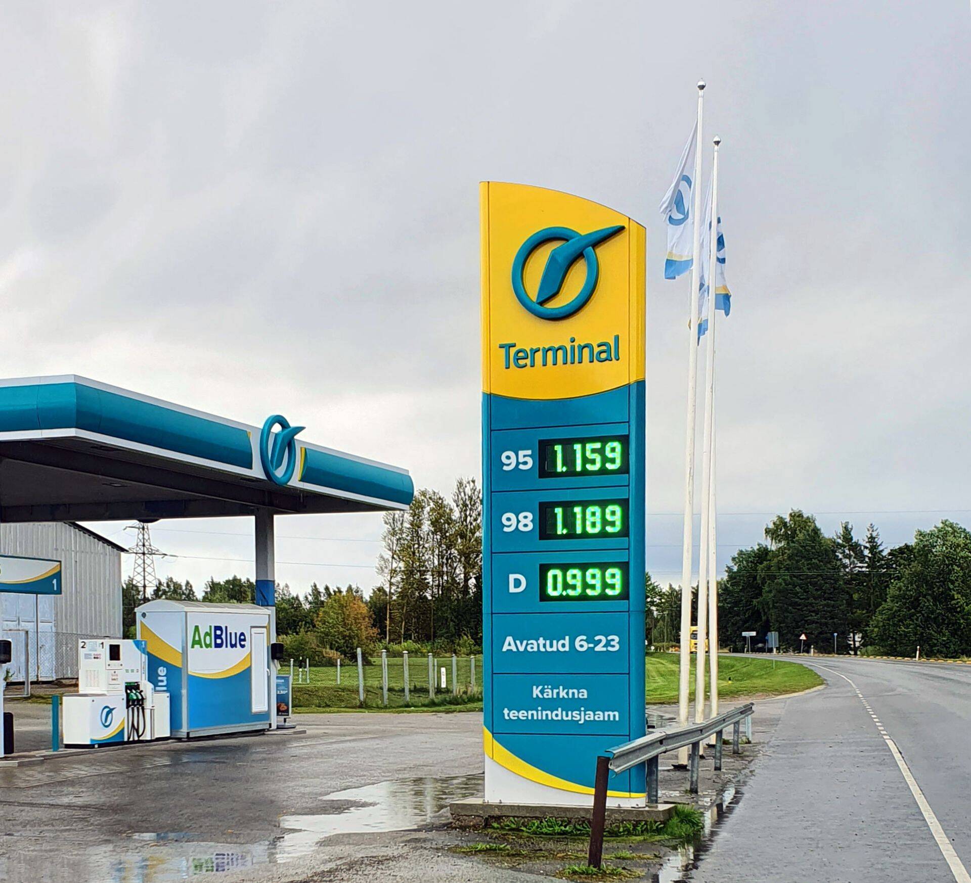 Hinnad ühtlustusid Terminal Oili tanklates üle Eesti.