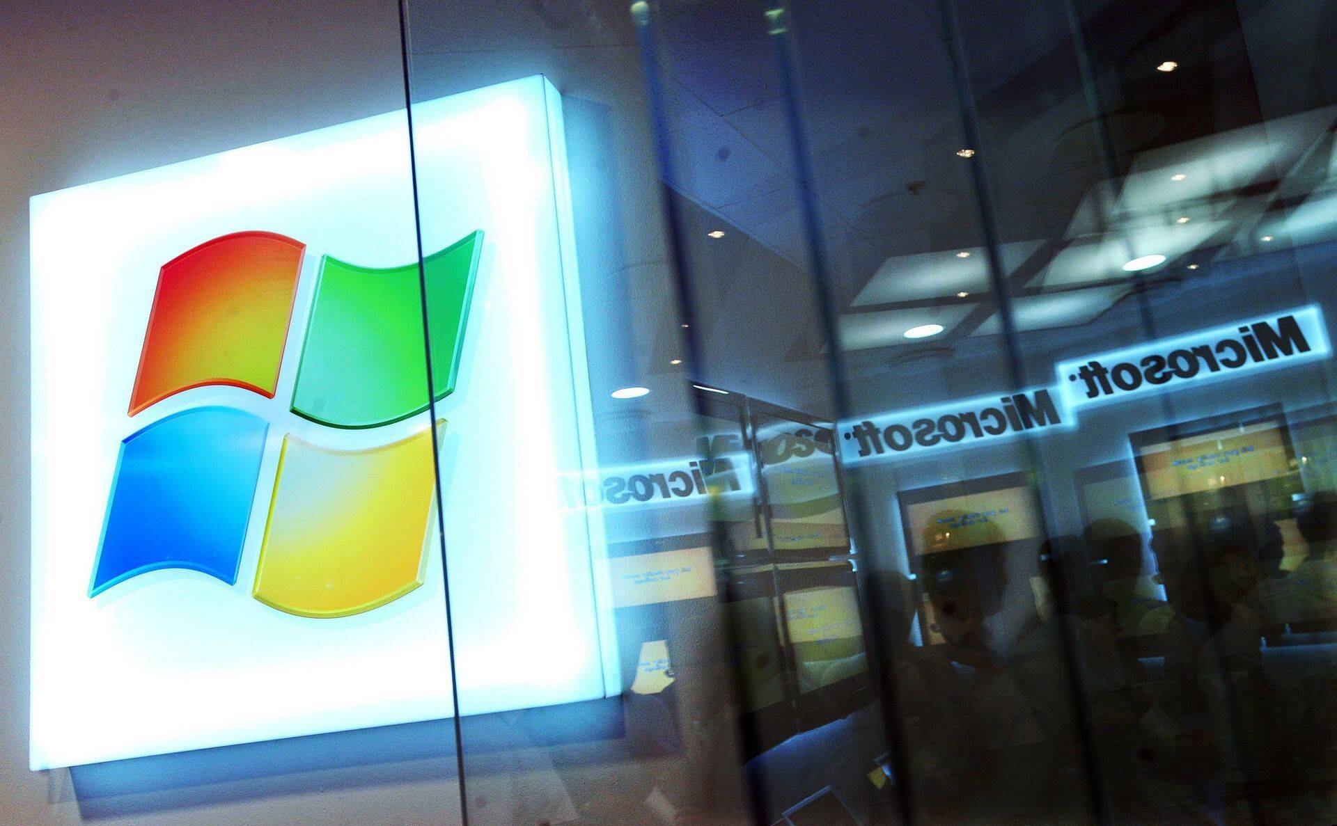 Windowsi logo Microsofti poe aknal.
