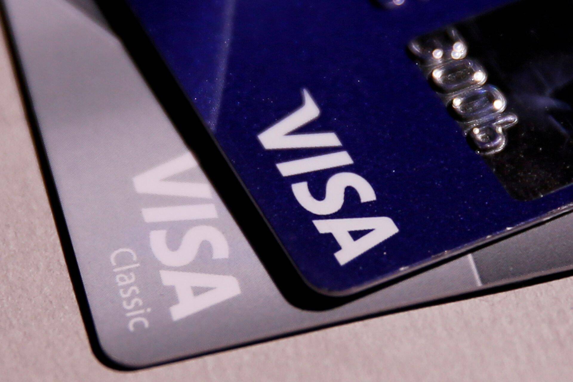 Visa pangakaart.