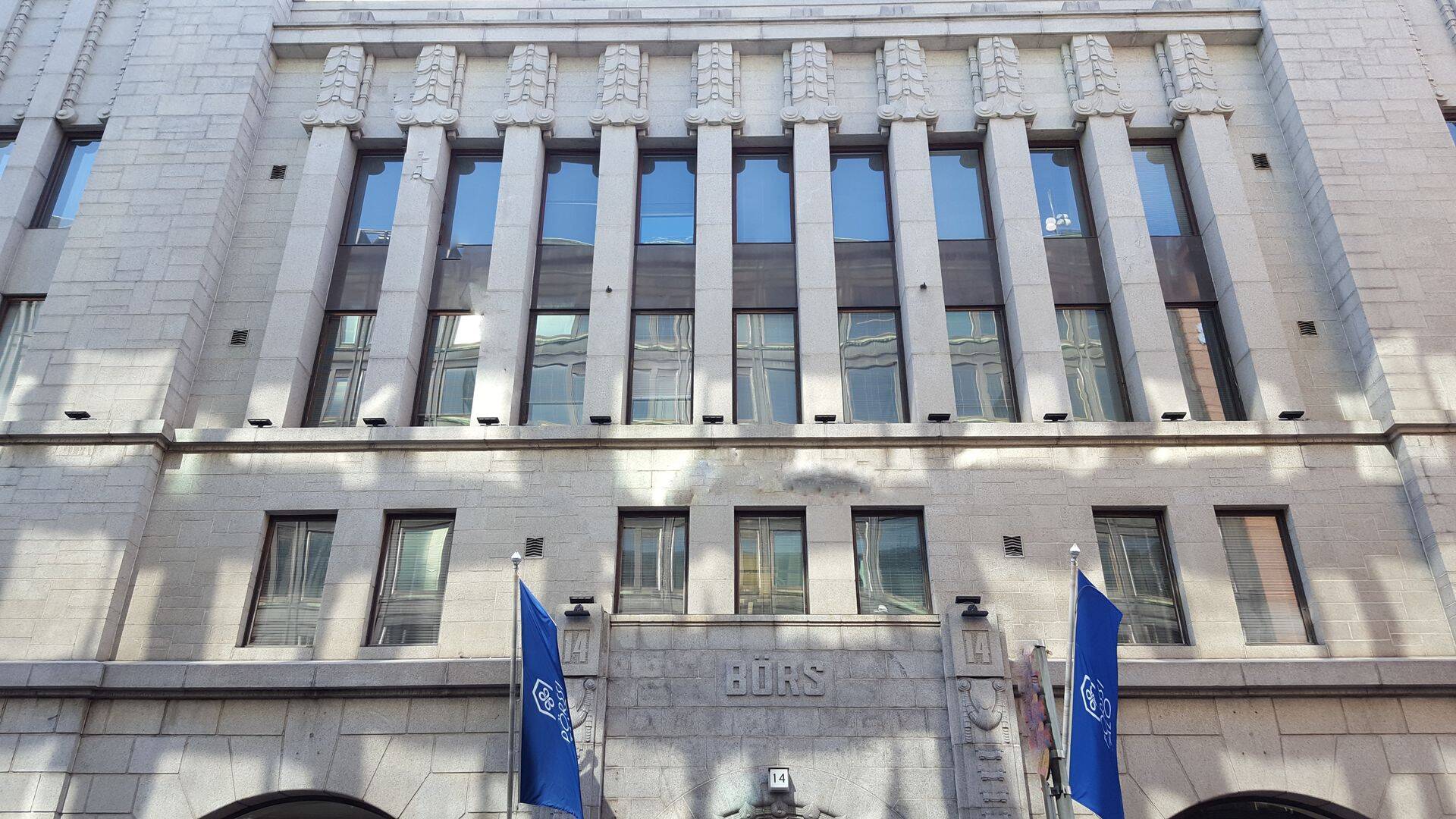 Helsingi börsi hoone.