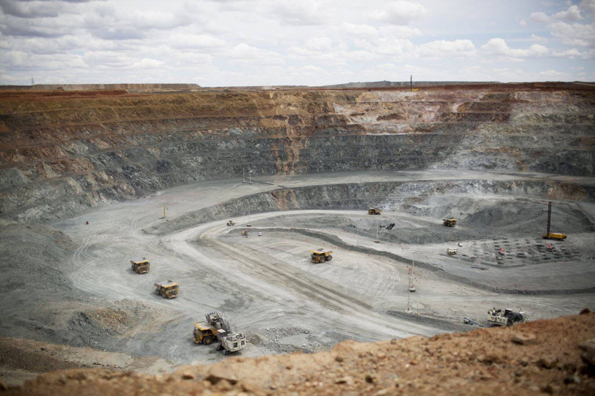 Kaevandustööd Rio Tinto kaevanduses Mongoolias