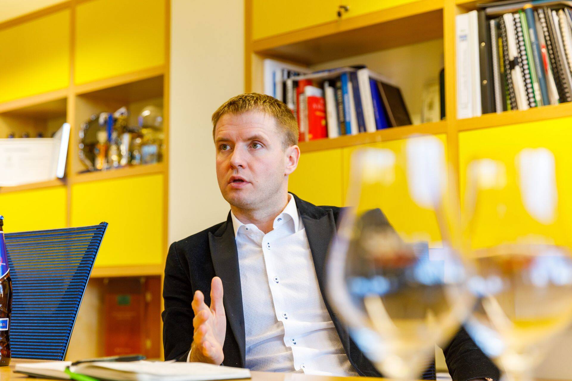 Saku Õlletehase juhatuse liige ja müügidirektor Jaan Härms
