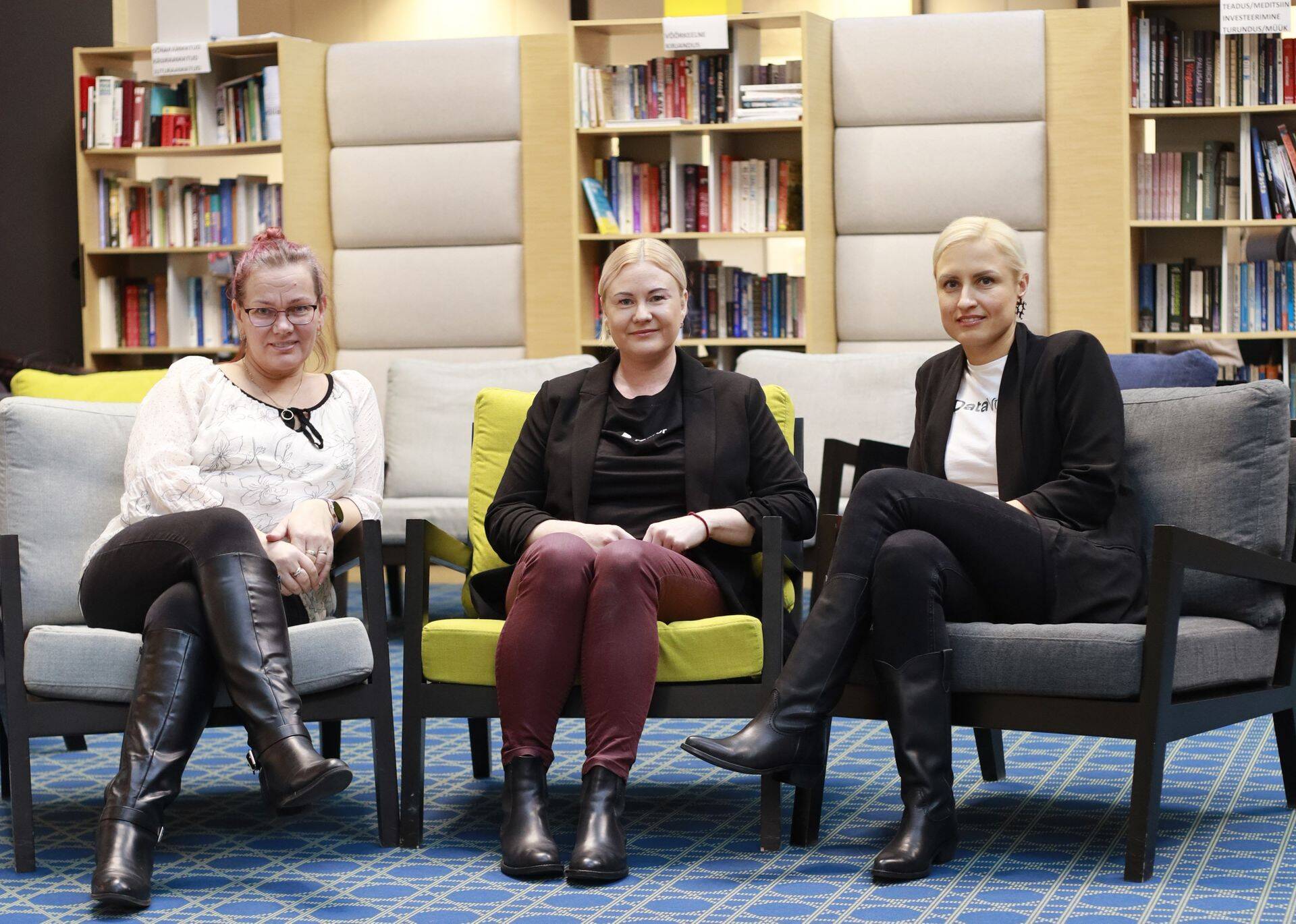 Piia Laks-Järve, Helen Roots ja Marit Alaväli.