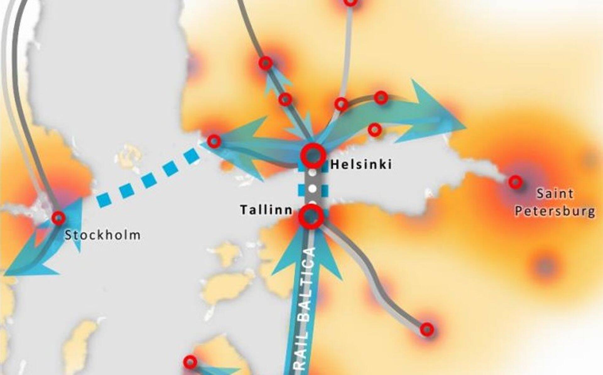Tallinna-Helsingi meretunneli eeltingimuseks on Rail Balticu loomine, mis võimaldab ühendada tunneli ülejäänud Euroopaga.