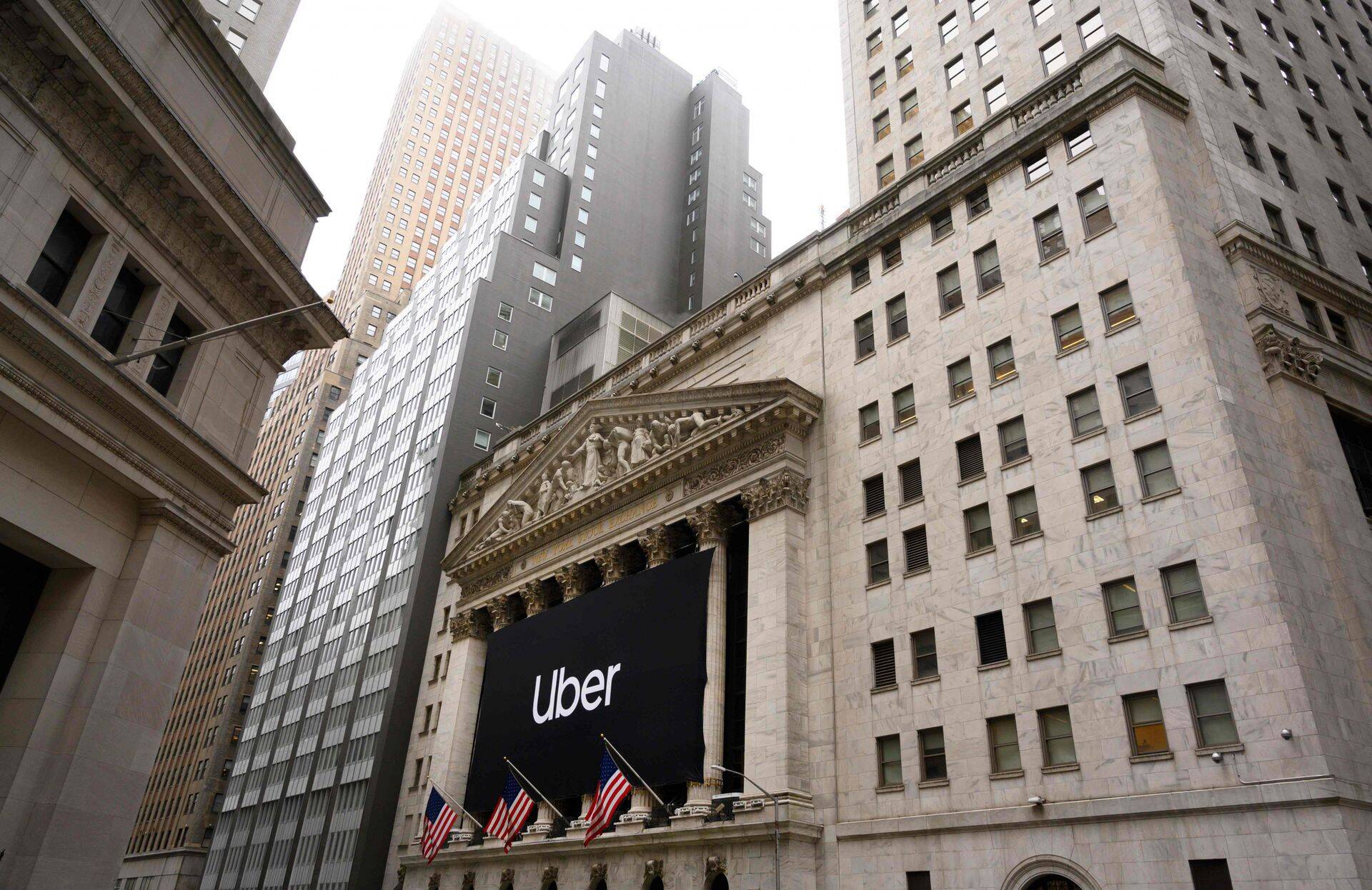 Uberi bänner New Yorgi börsil.