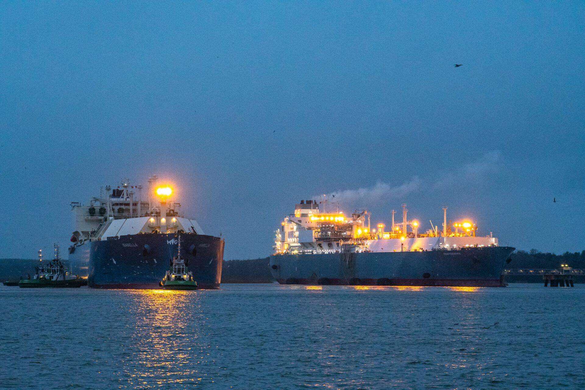 Tanker Isabella tõi Klaipedasse talvise gaasivaru.