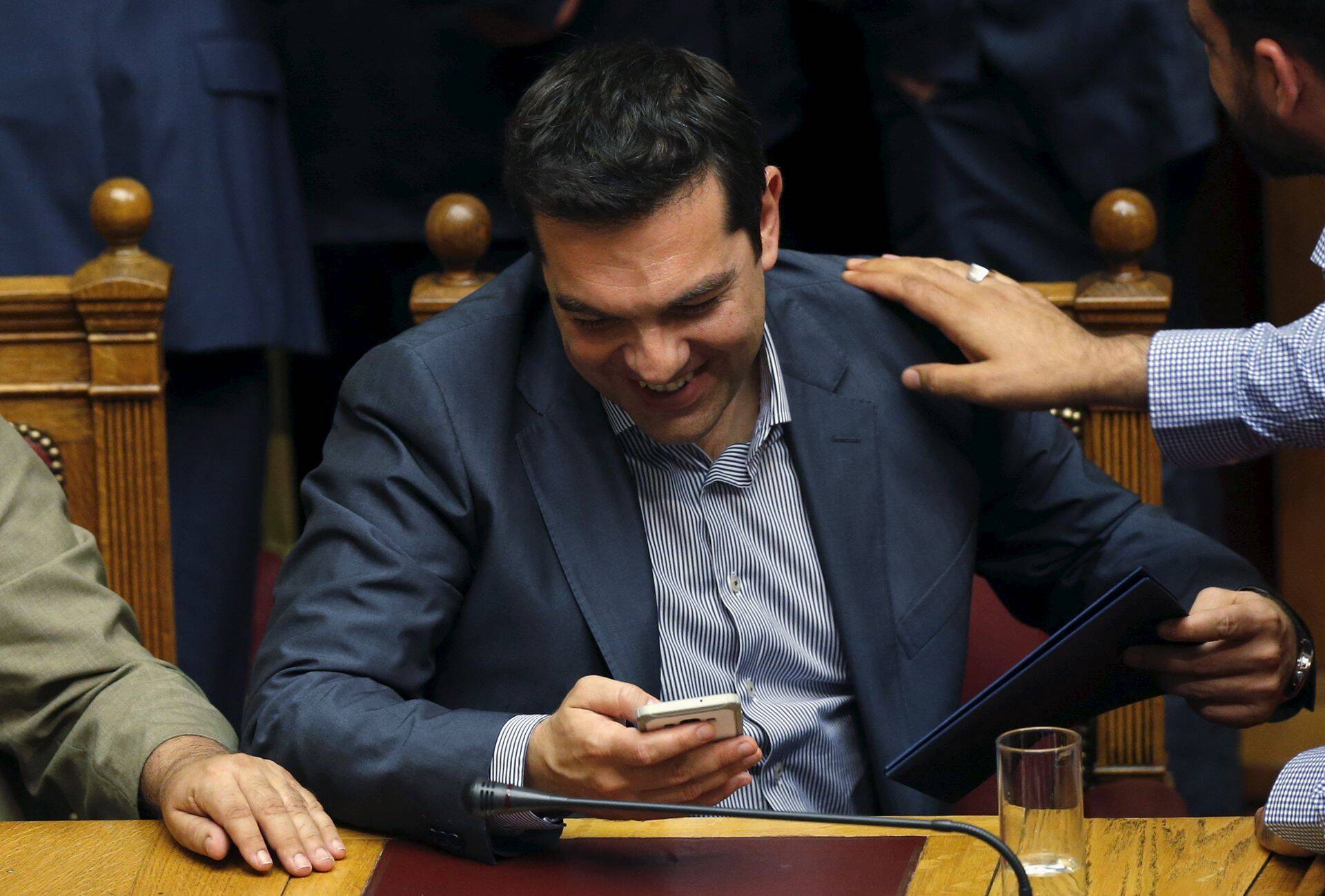 Alexis Tsipras reedel parlamendis