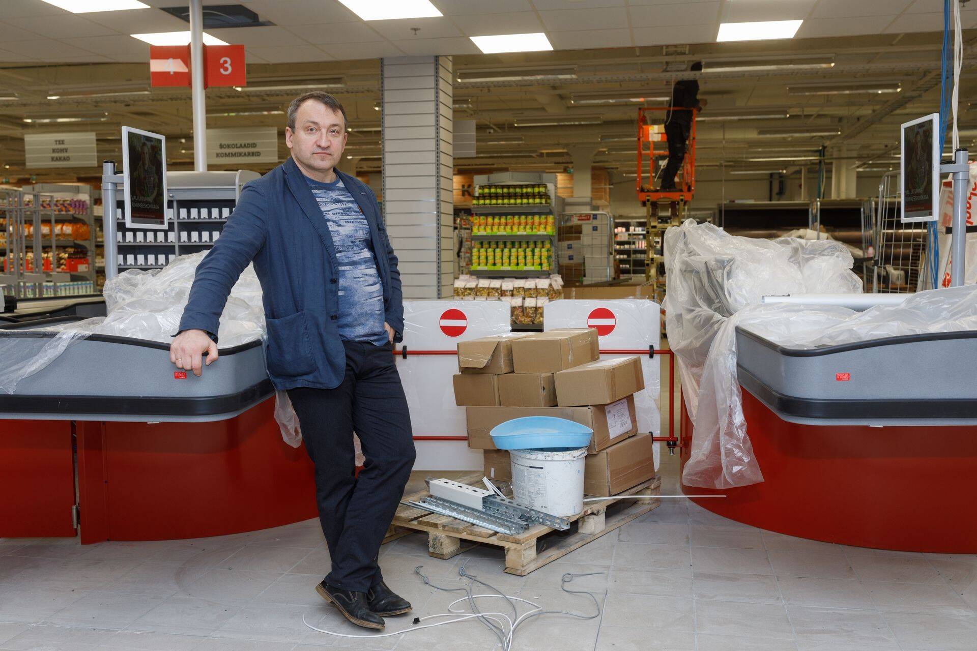 Ülemiste keskus laieneb. Rimi on laiendustöödeks kolitud ajutiselt väiksemale pinnale.