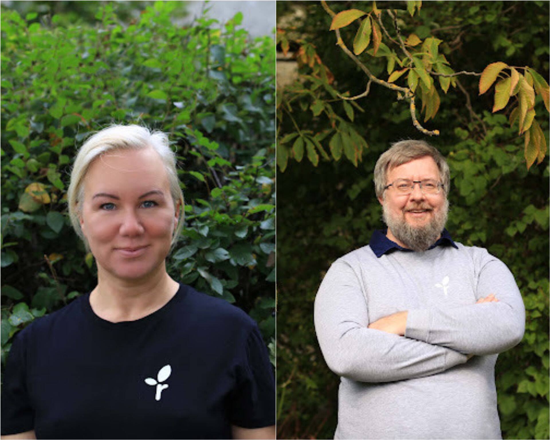 Erakonna Eestimaa Rohelised liikmed Liina Freivald ja Olev Tinn, kelle sõnul saab alles siis olla ökoloogiline, kui ollakse ökonoomsed.