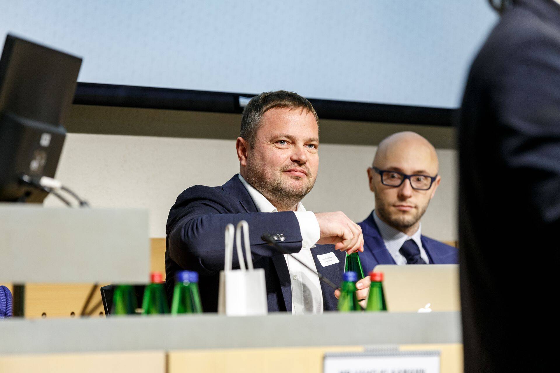 Pindi Kinnisvara tegevjuht Kalev Roosiväli ja Nortali Lähis-Ida piirkonna juht Peeter Smitt