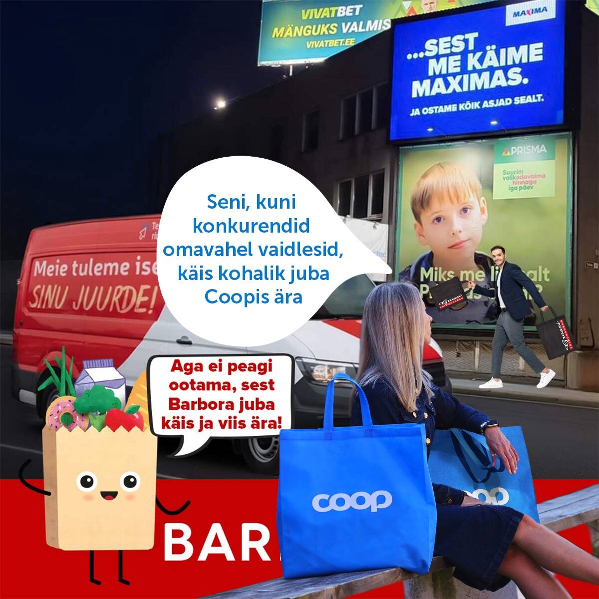 Lõpuks oli kaupluseketi lahing-kampaanial nii palju kihte, et võttis silme eest kirjuks.