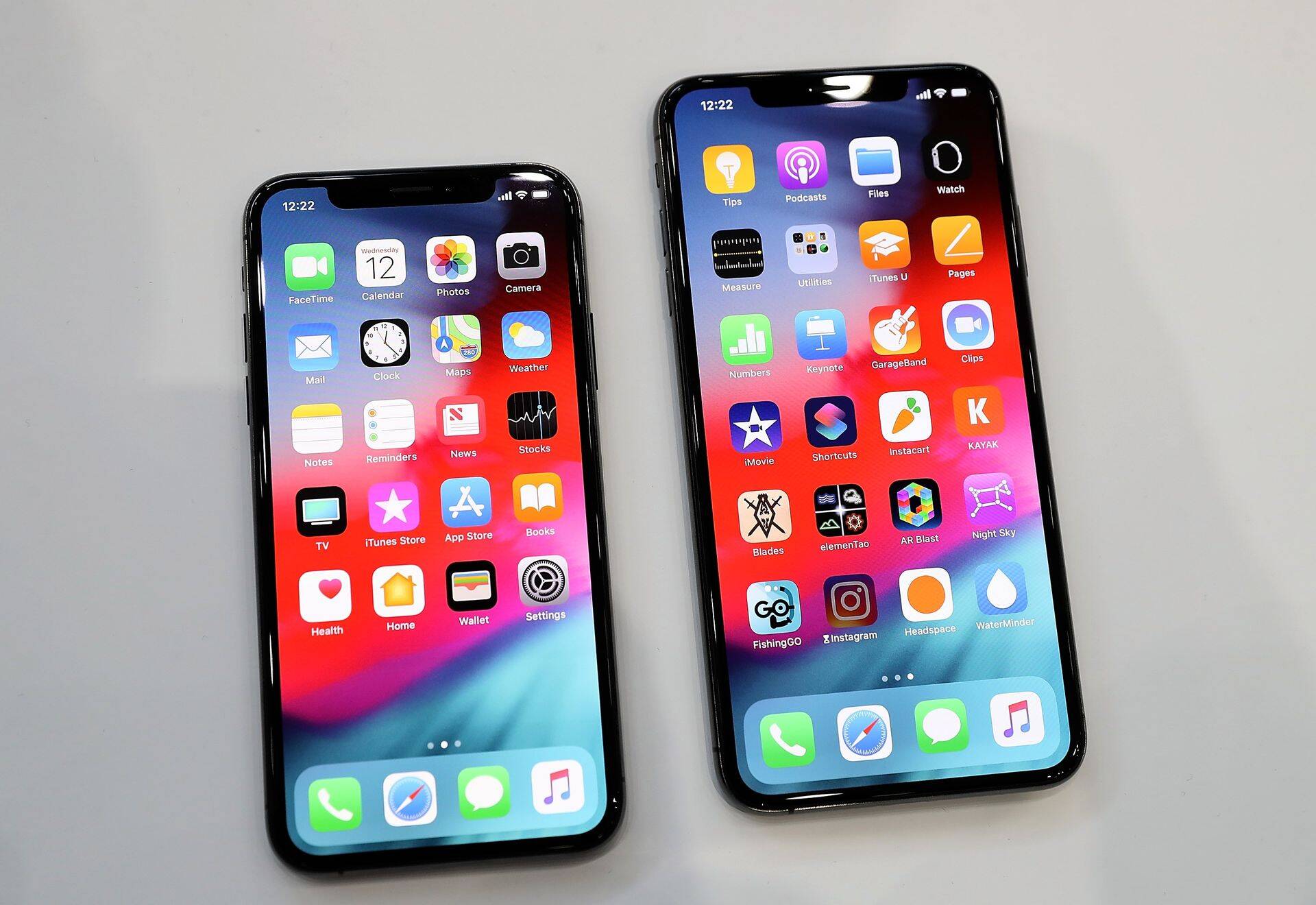 iPhone Xs (vasakul) ja Xs Max on Xi perekonna uusimad liikmed. Ühtlasi on Xs Max seni suurim ja kalleim iPhone.
