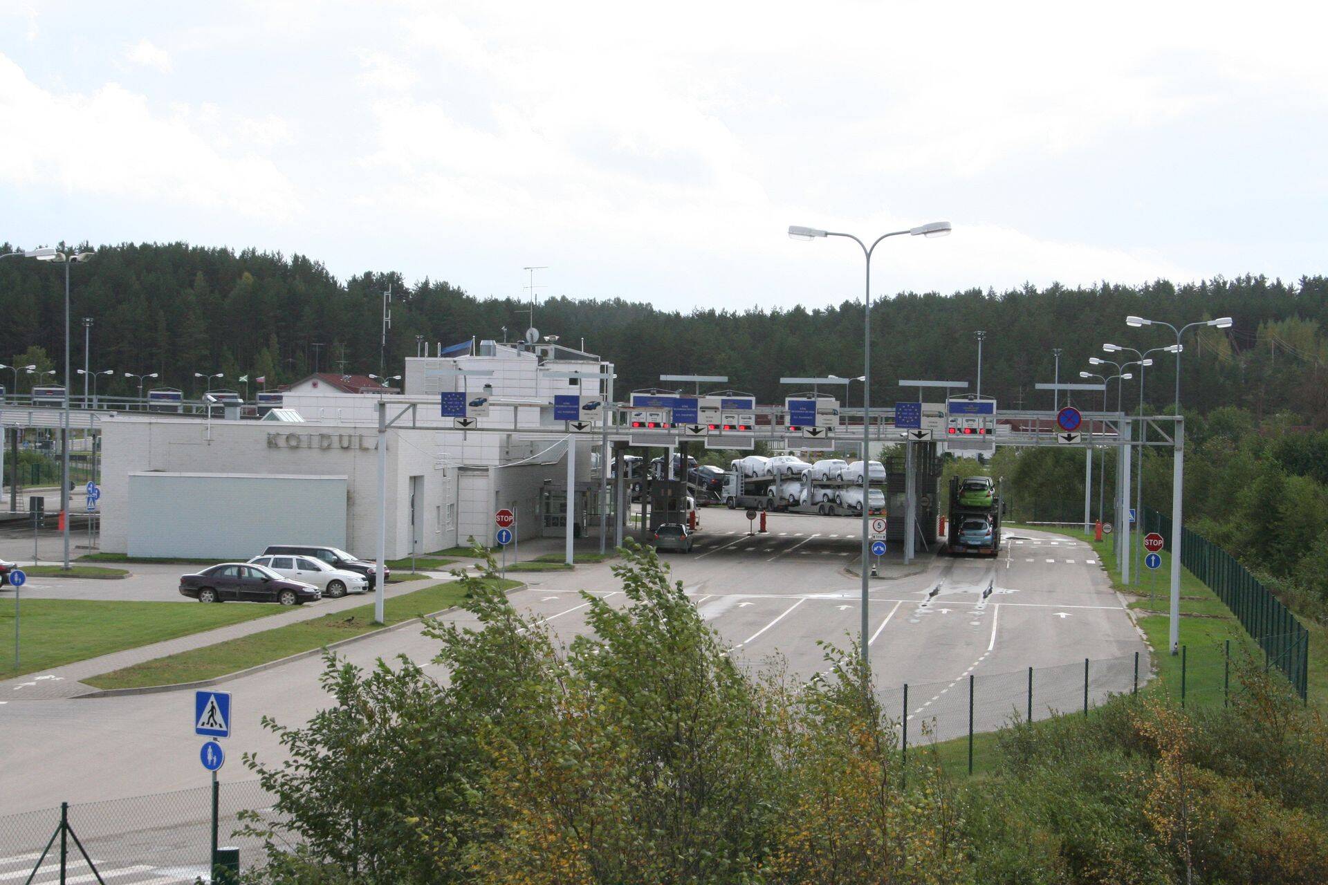 Пограничный пункт Койдула (иллюстративное фото).