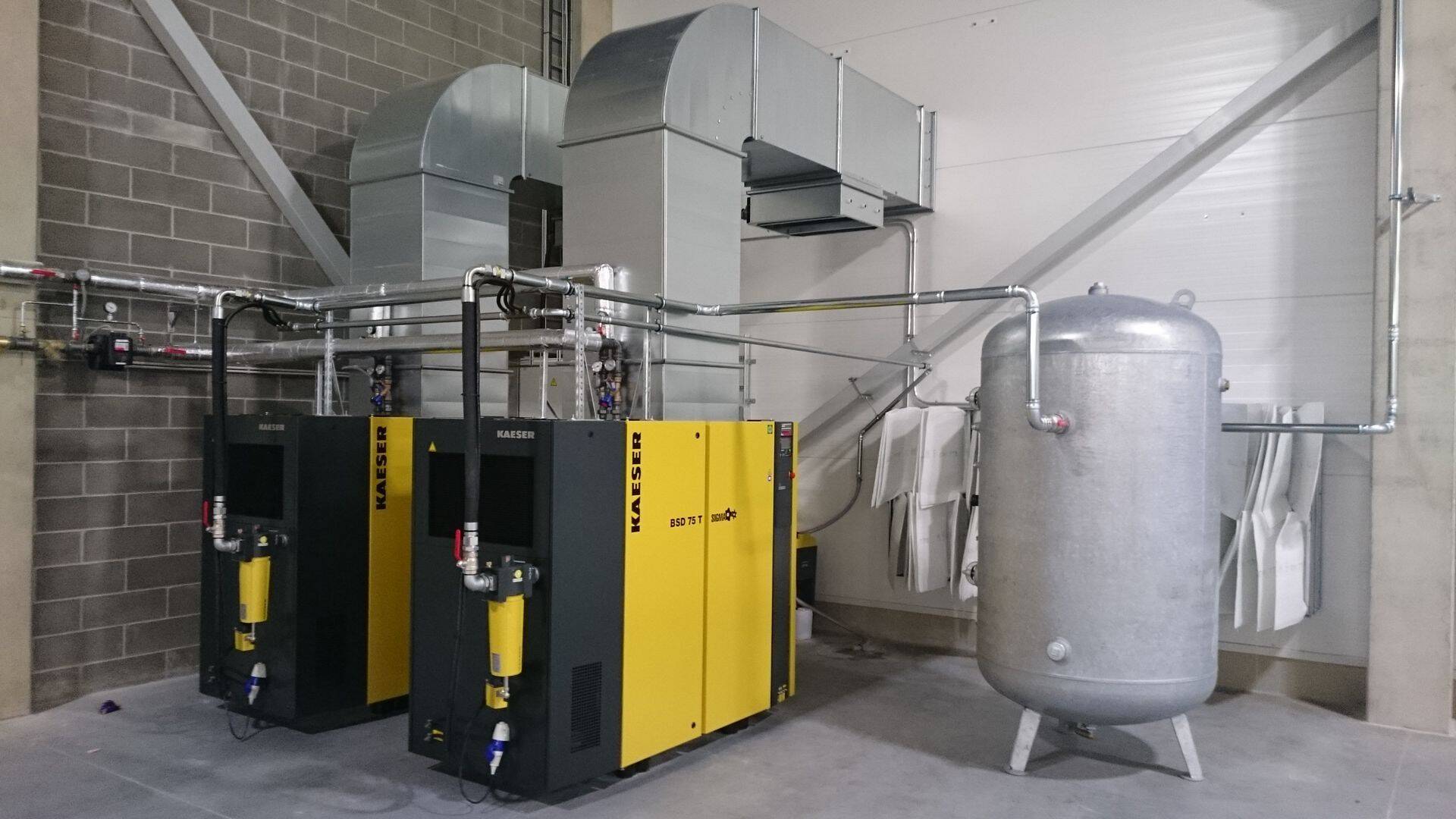 Energiat on võimalik säästa kompressorite heitsoojuse taaskasutuse abil.