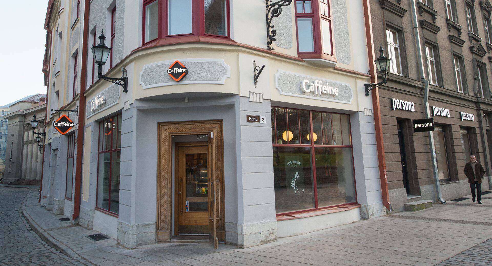 Kohvikuketi Caffeine kohvik Tallinna Vanalinnas.